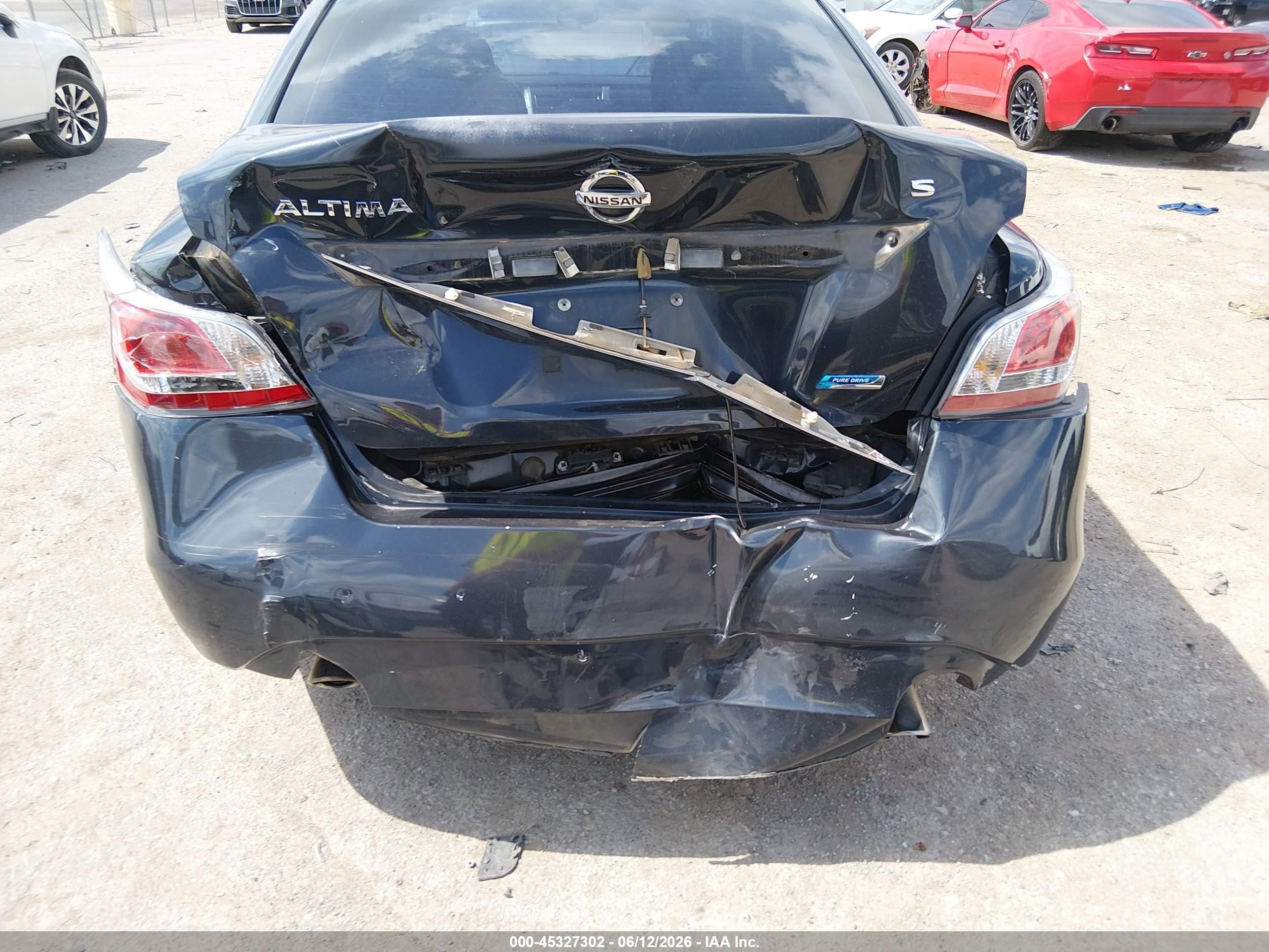 2014 Nissan Altima 2.5 S Black vin: 1N4AL3AP6EN344103
