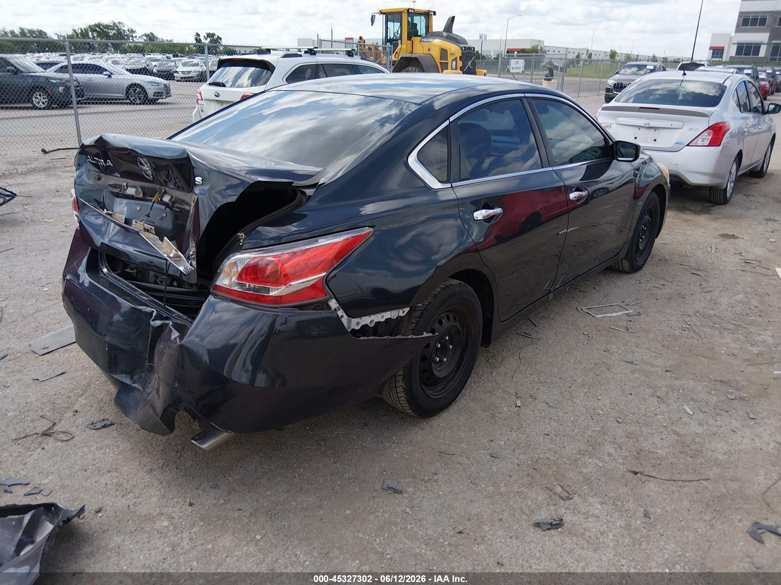 2014 Nissan Altima 2.5 S Black vin: 1N4AL3AP6EN344103