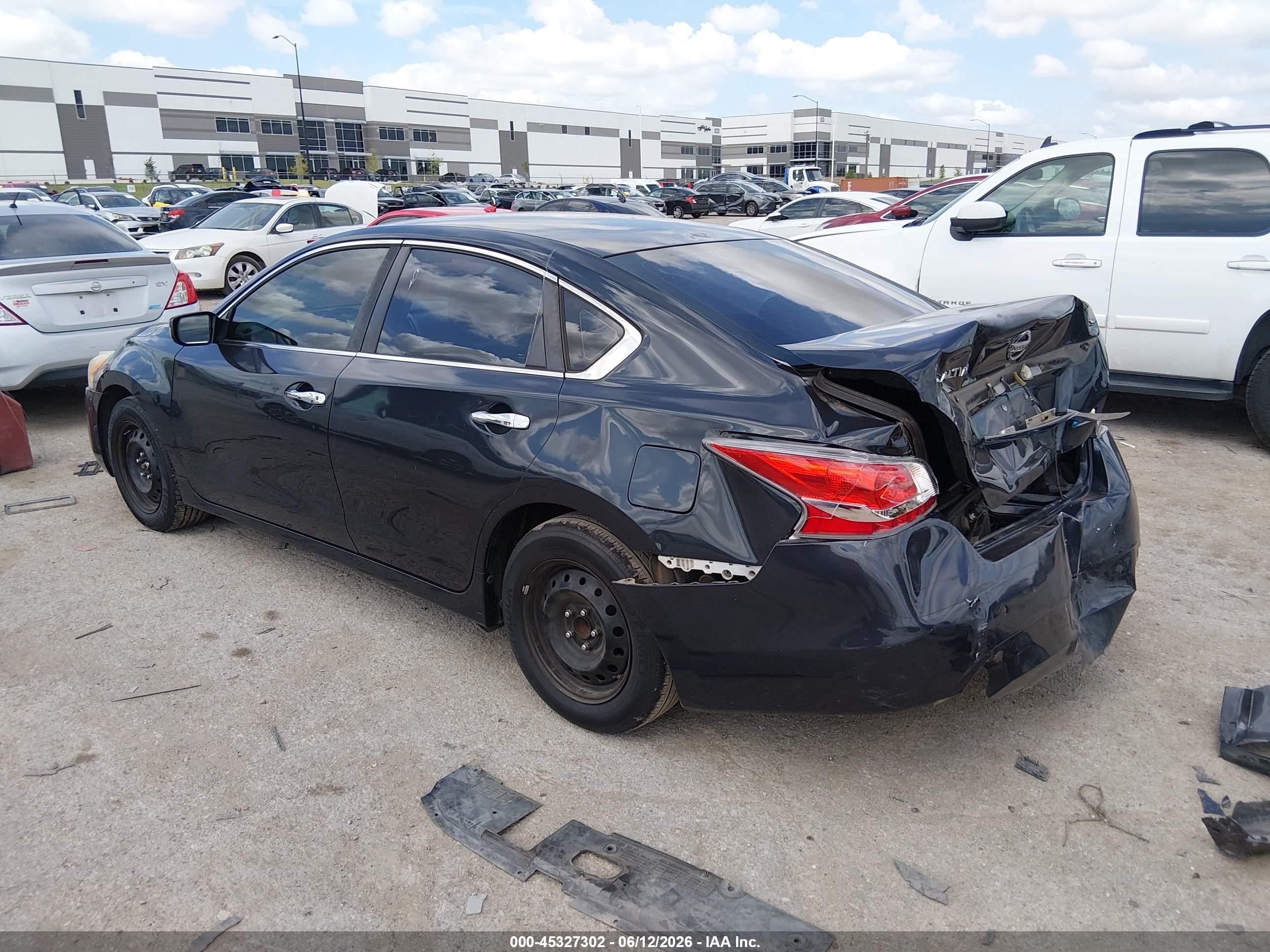 2014 Nissan Altima 2.5 S Black vin: 1N4AL3AP6EN344103