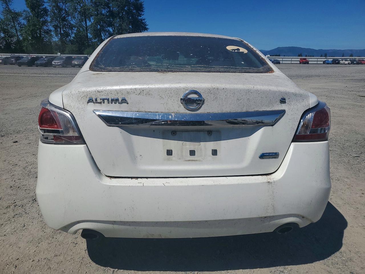 2014 Nissan Altima 2.5 S White vin: 1N4AL3AP6EN345851