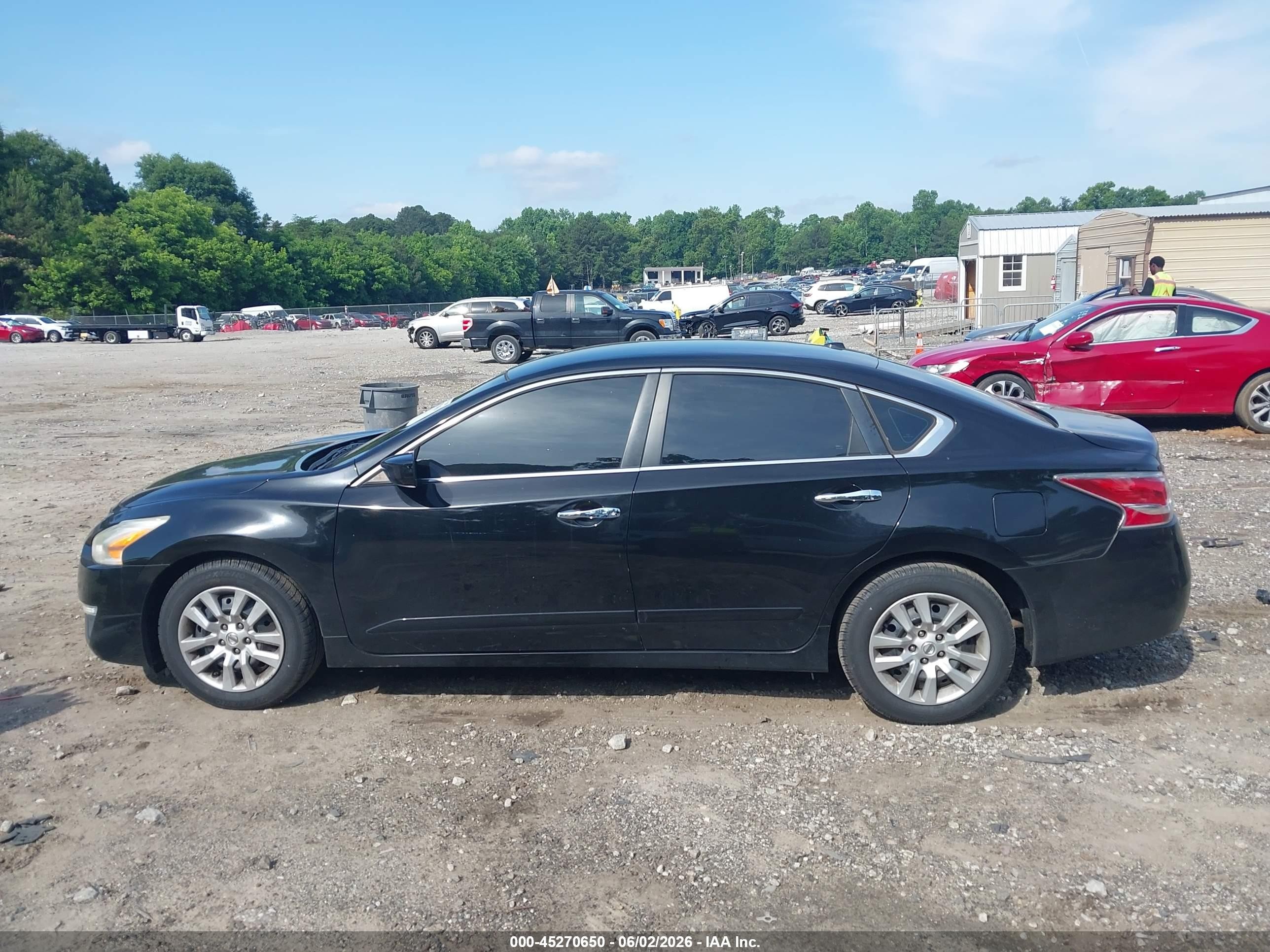 2014 Nissan Altima 2.5 S Черный vin: 1N4AL3AP6EN348894