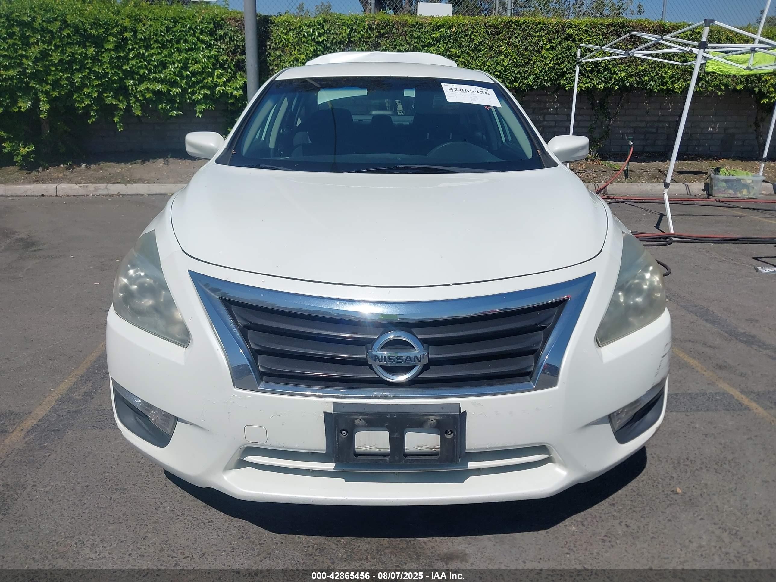 2014 Nissan Altima 2.5 S White vin: 1N4AL3AP6EN357613
