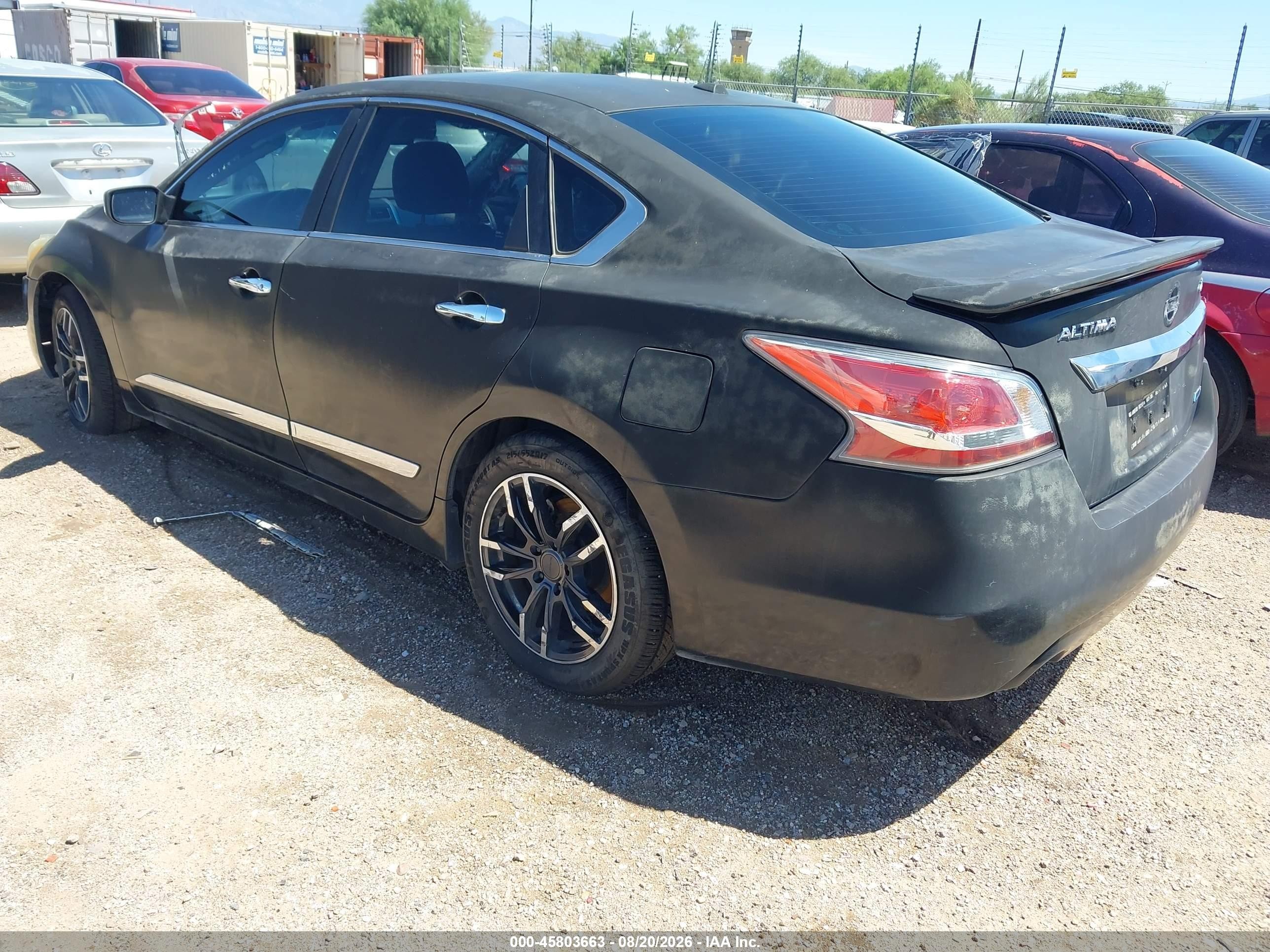 2014 Nissan Altima 2.5 S Black vin: 1N4AL3AP6EN362858