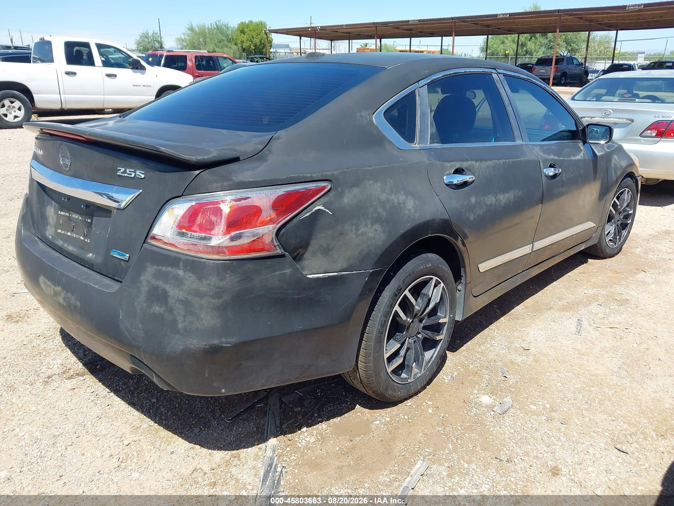 2014 Nissan Altima 2.5 S Black vin: 1N4AL3AP6EN362858