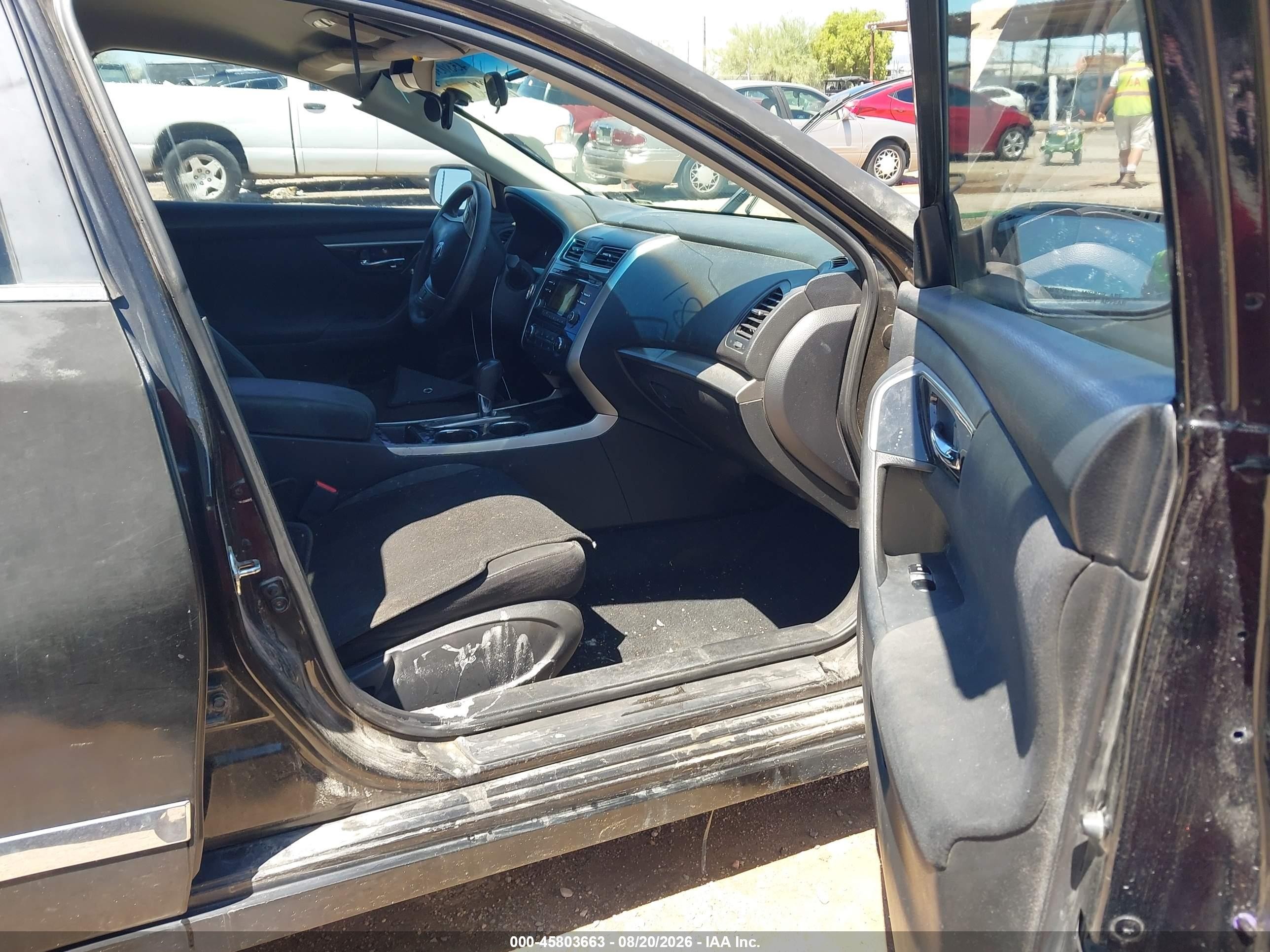 2014 Nissan Altima 2.5 S Black vin: 1N4AL3AP6EN362858