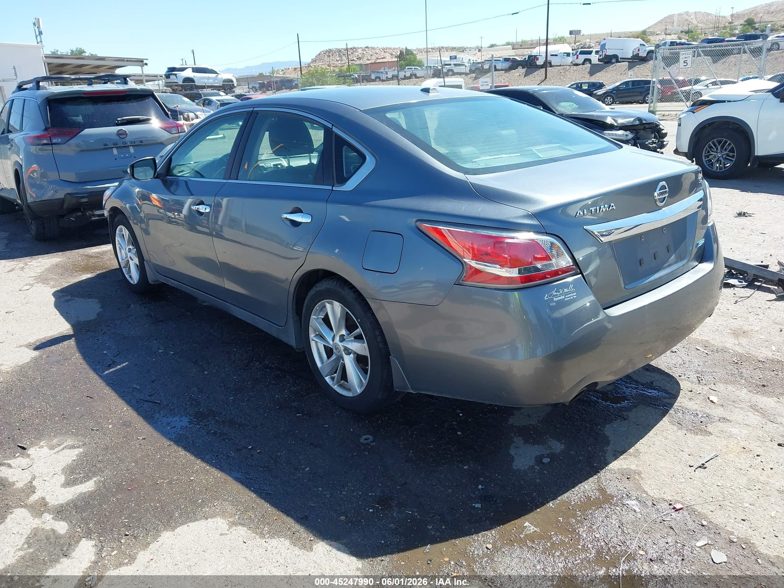 2014 Nissan Altima 2.5 Sl Gray vin: 1N4AL3AP6EN367266