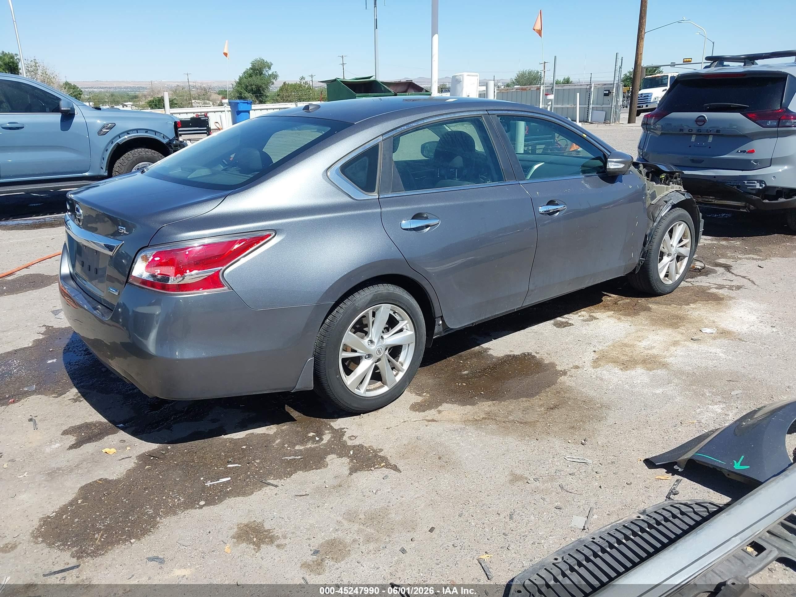 2014 Nissan Altima 2.5 Sl Gray vin: 1N4AL3AP6EN367266