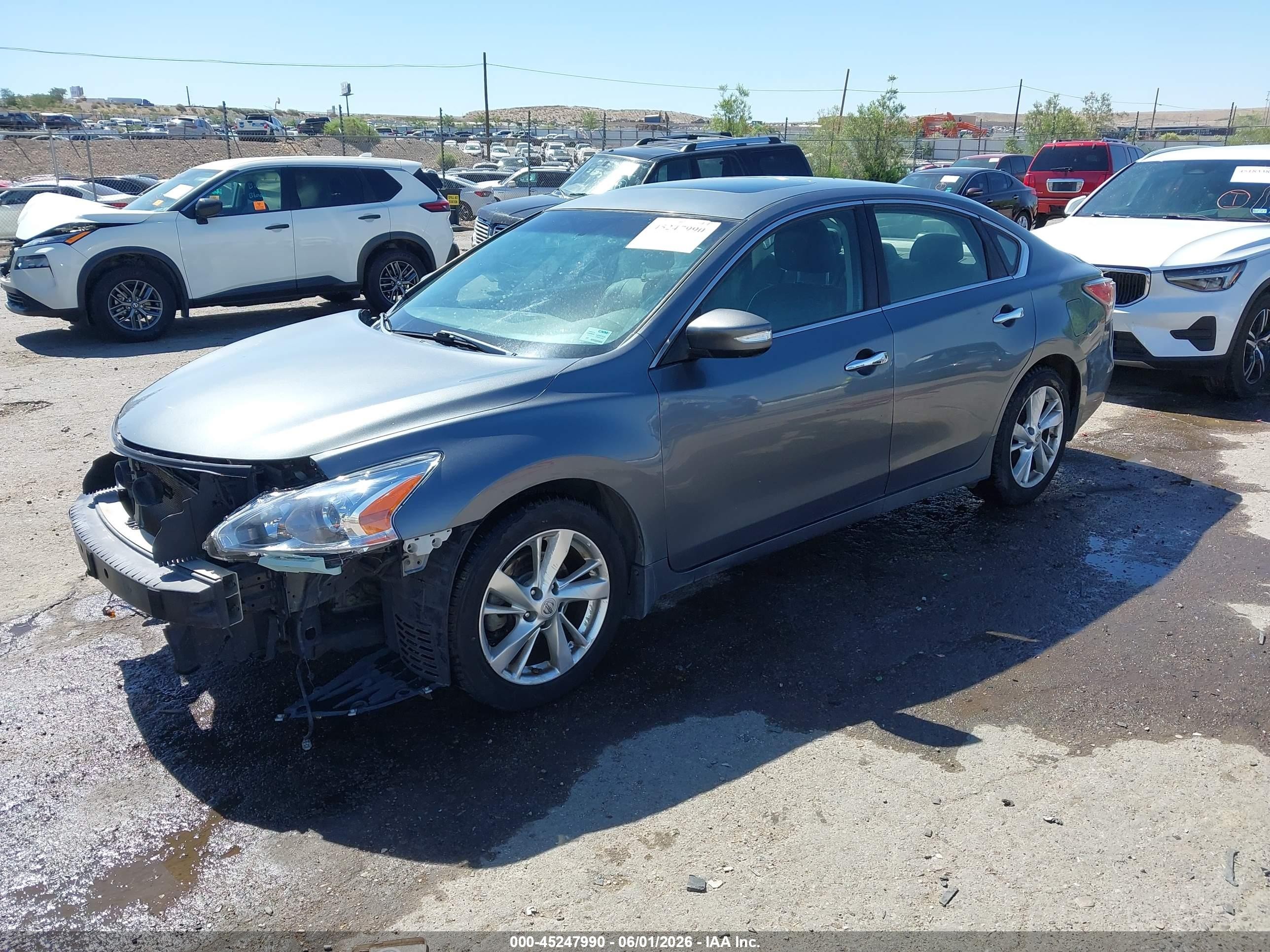 2014 Nissan Altima 2.5 Sl Gray vin: 1N4AL3AP6EN367266