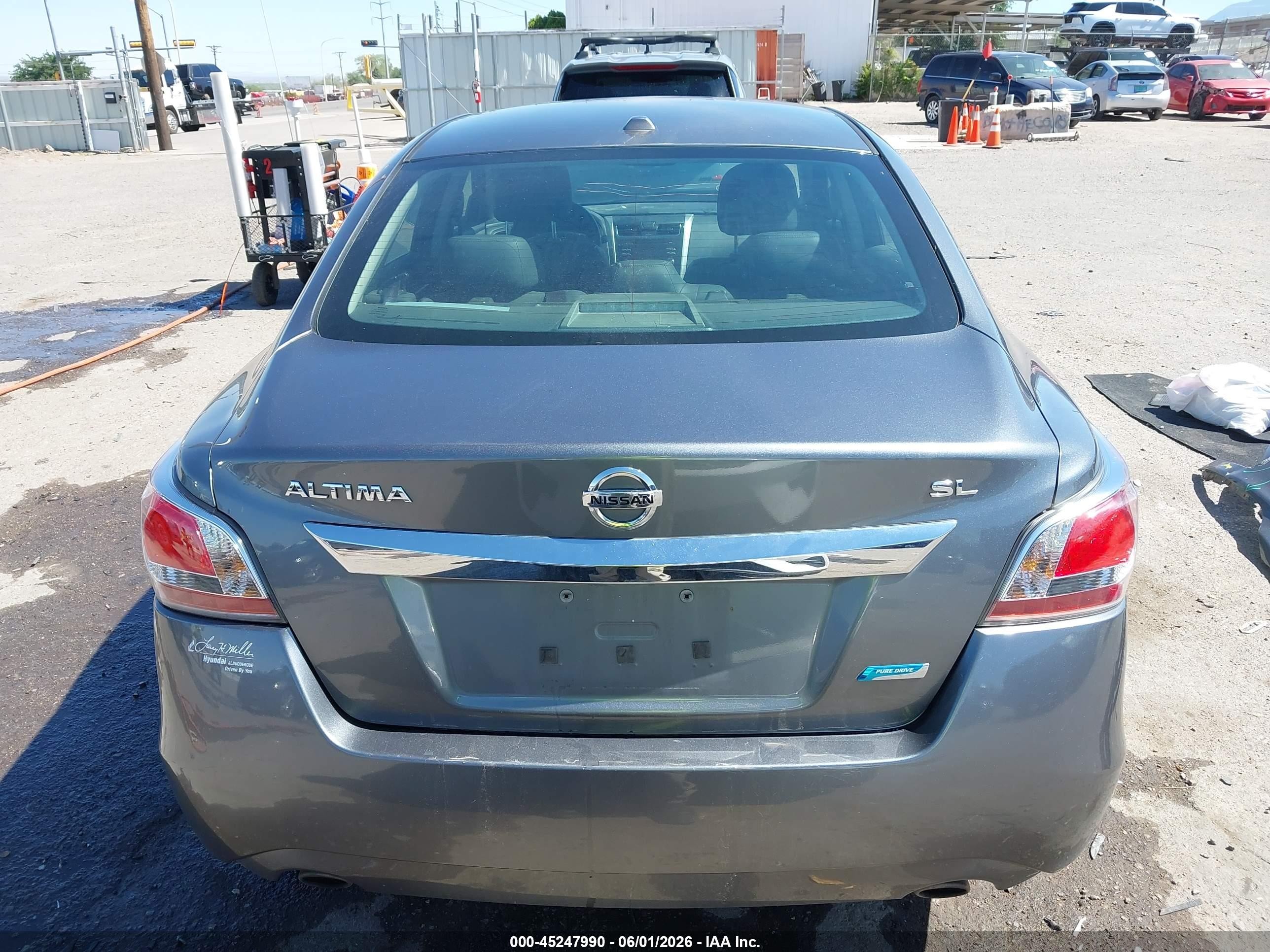 2014 Nissan Altima 2.5 Sl Gray vin: 1N4AL3AP6EN367266