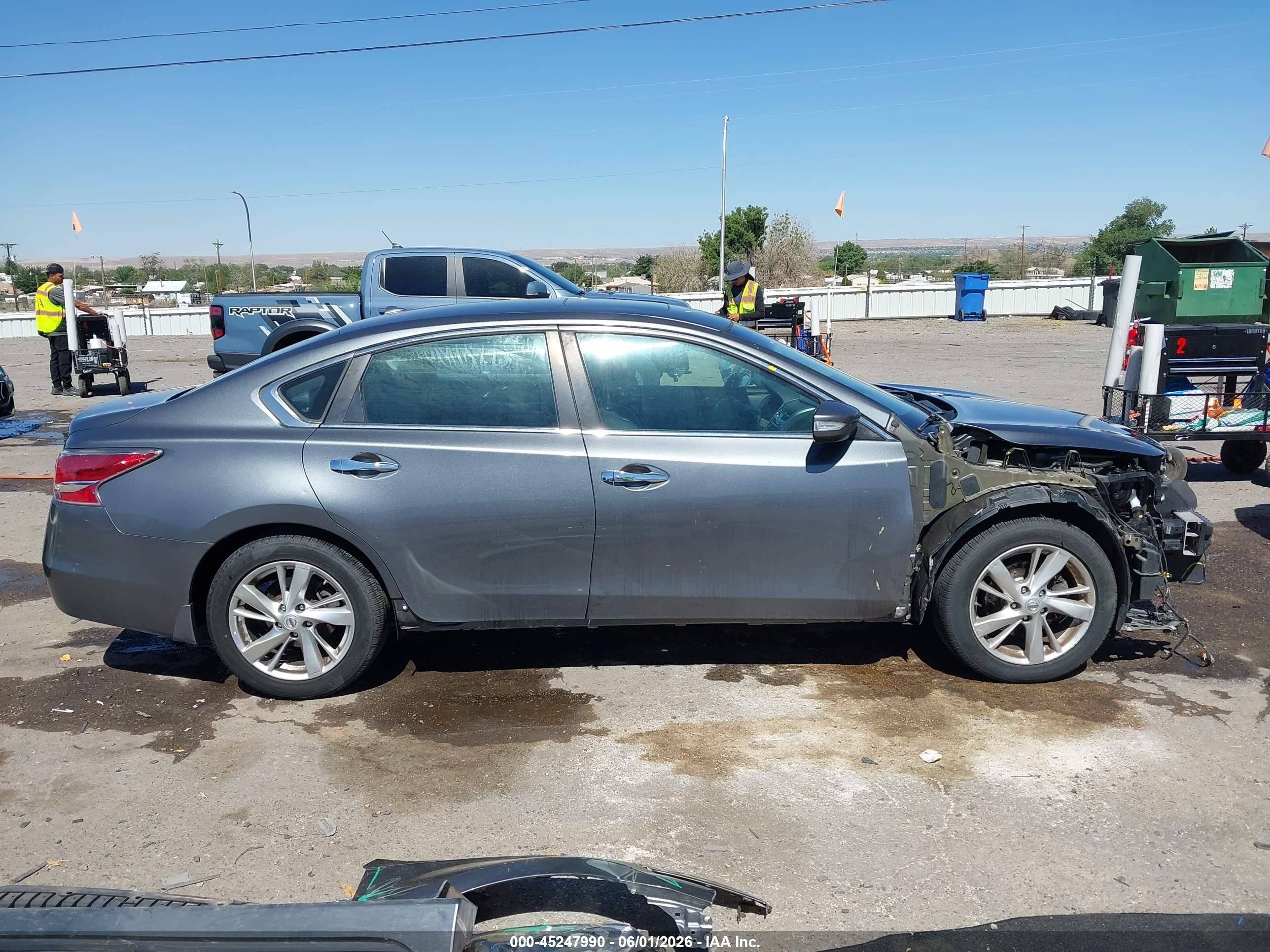 2014 Nissan Altima 2.5 Sl Gray vin: 1N4AL3AP6EN367266
