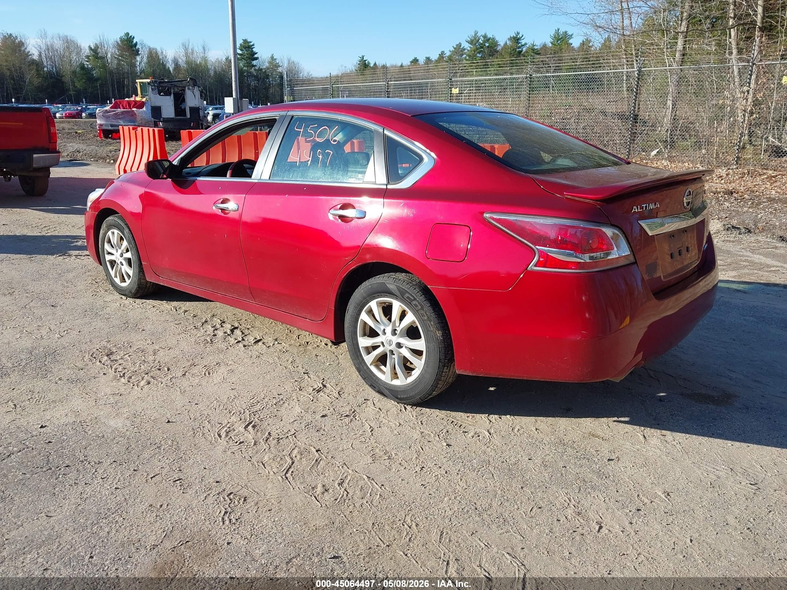 2014 Nissan Altima 2.5 S Темно-бордовый vin: 1N4AL3AP6EN379210