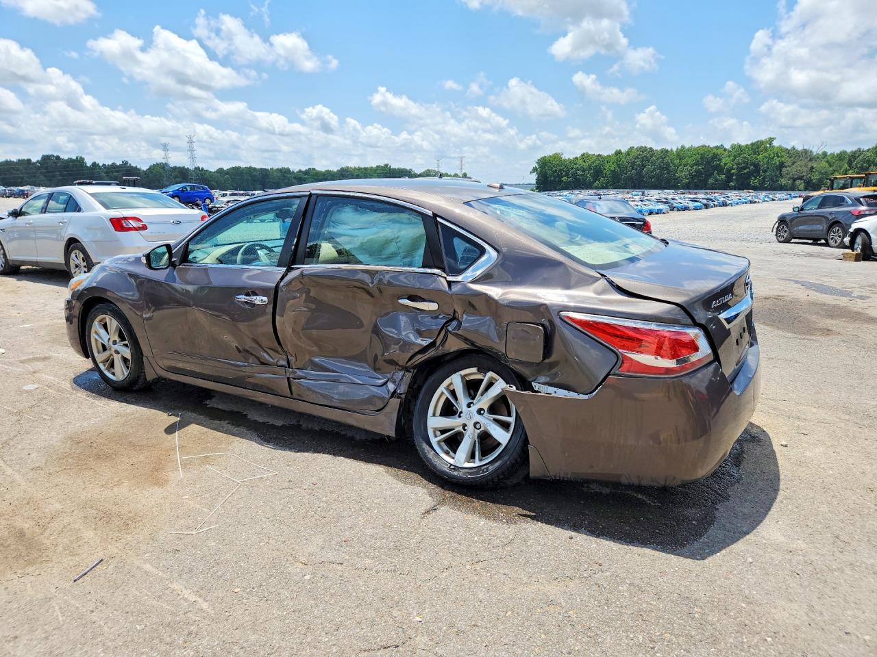 2014 Nissan Altima 2.5 Sl Желто-коричневый vin: 1N4AL3AP6EN386576