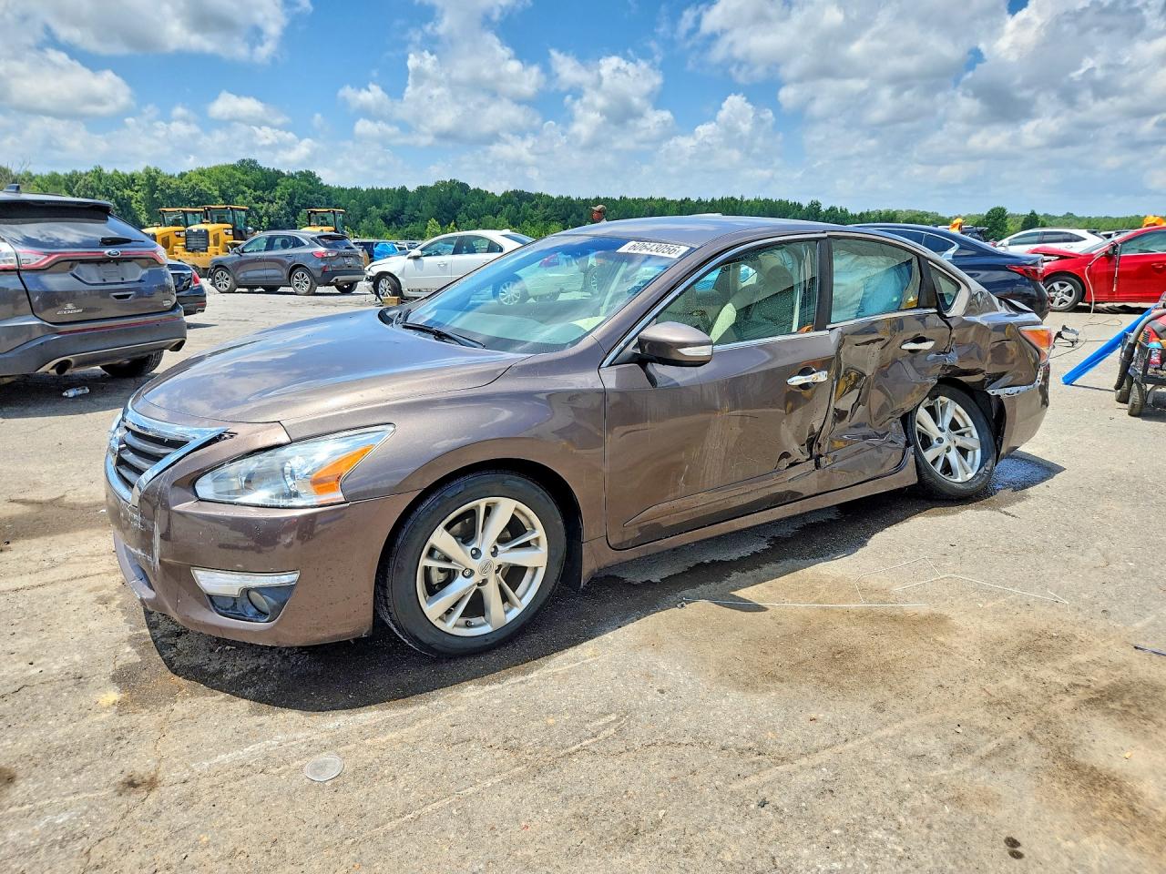2014 Nissan Altima 2.5 Sl Желто-коричневый vin: 1N4AL3AP6EN386576
