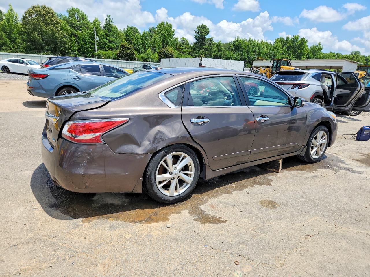 2014 Nissan Altima 2.5 Sl Желто-коричневый vin: 1N4AL3AP6EN386576