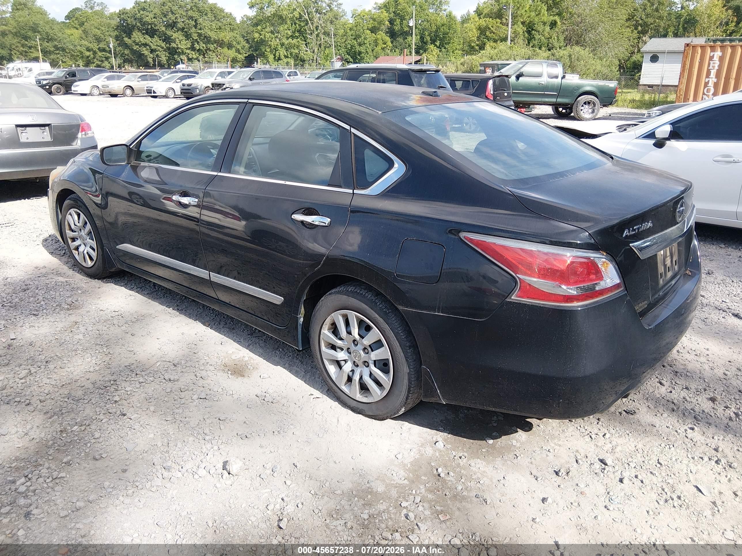 2015 Nissan Altima 2.5 S Black vin: 1N4AL3AP6FC105616