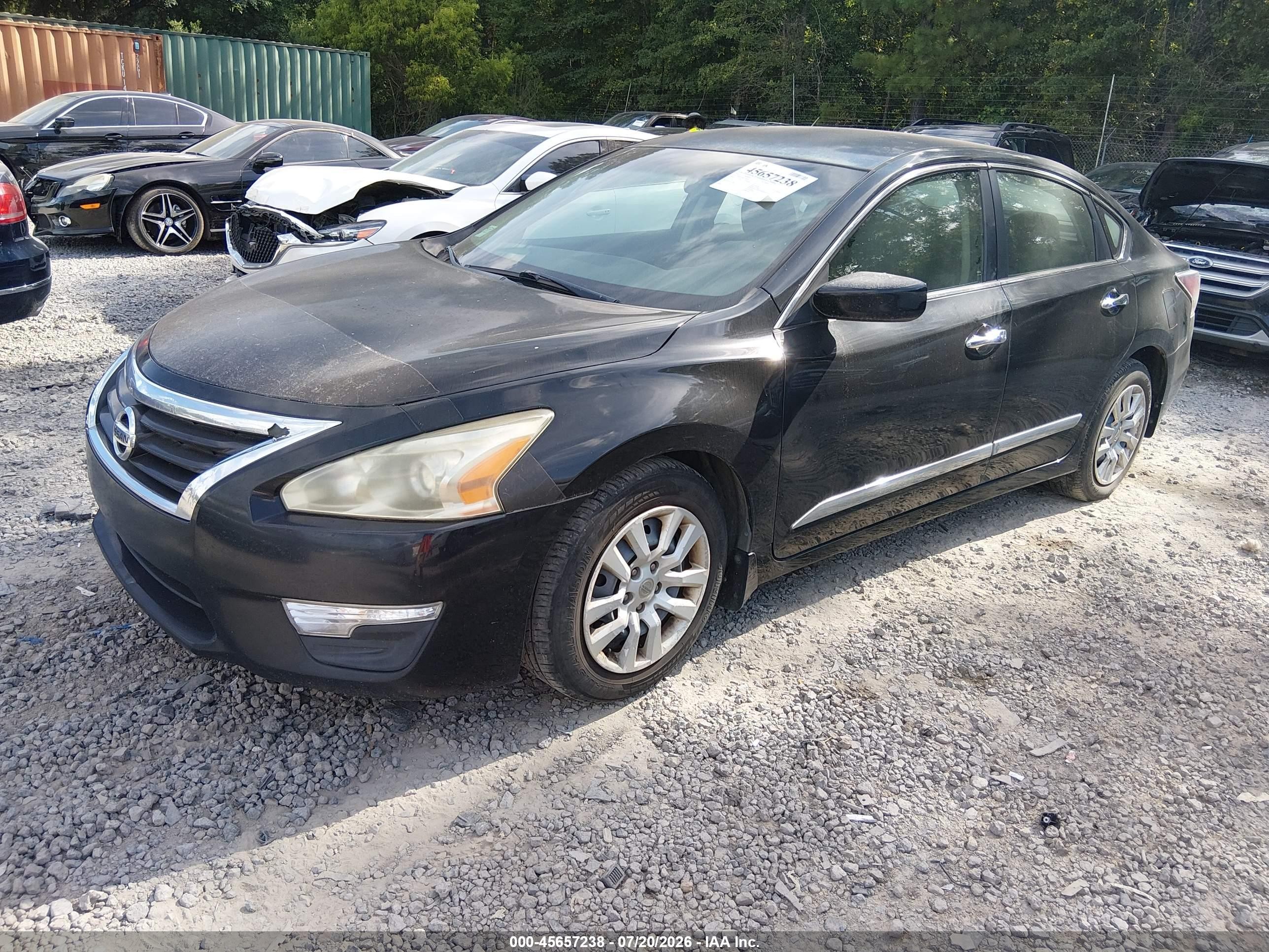 2015 Nissan Altima 2.5 S Black vin: 1N4AL3AP6FC105616