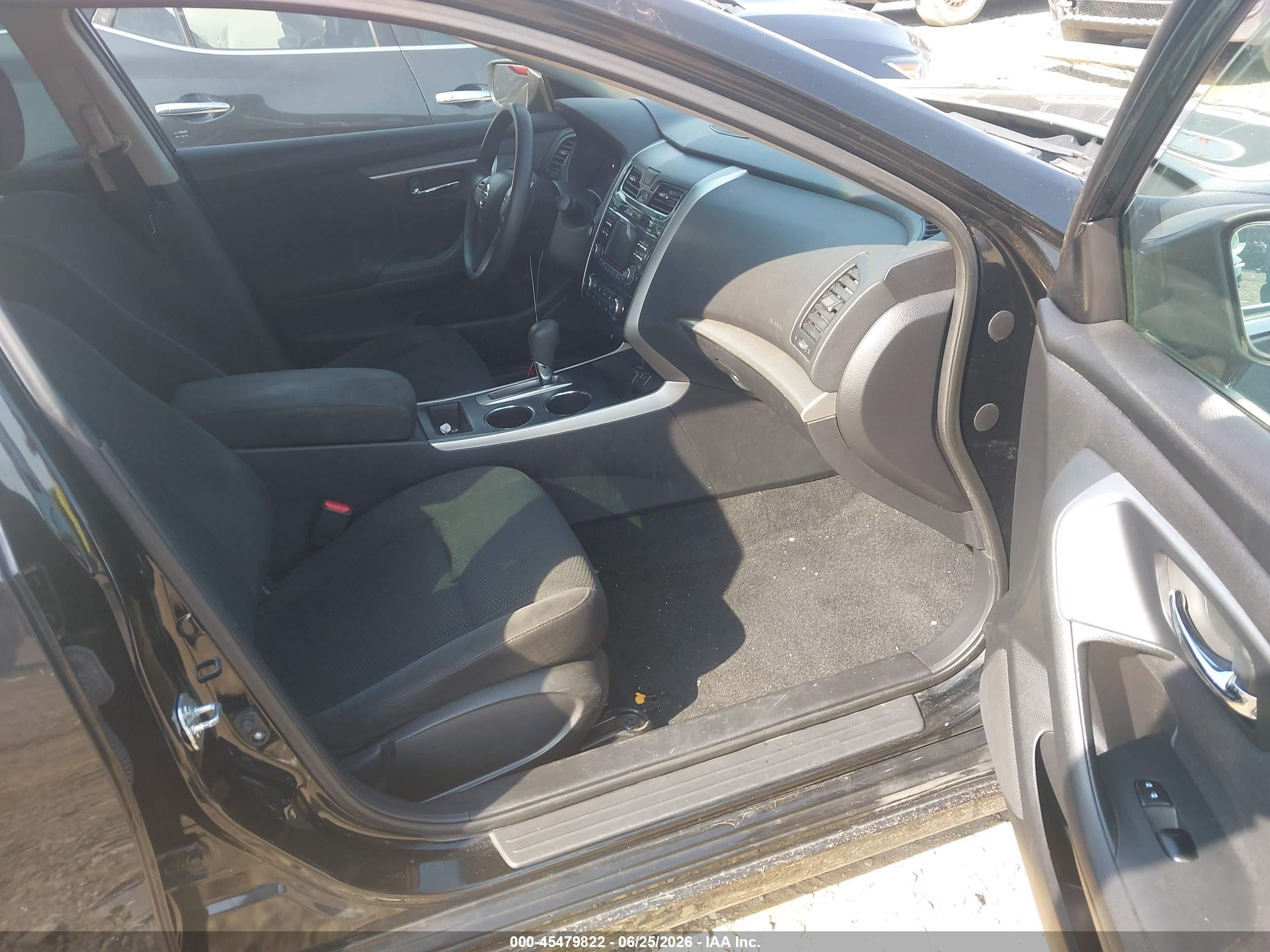 2015 Nissan Altima 2.5 S Black vin: 1N4AL3AP6FC106586