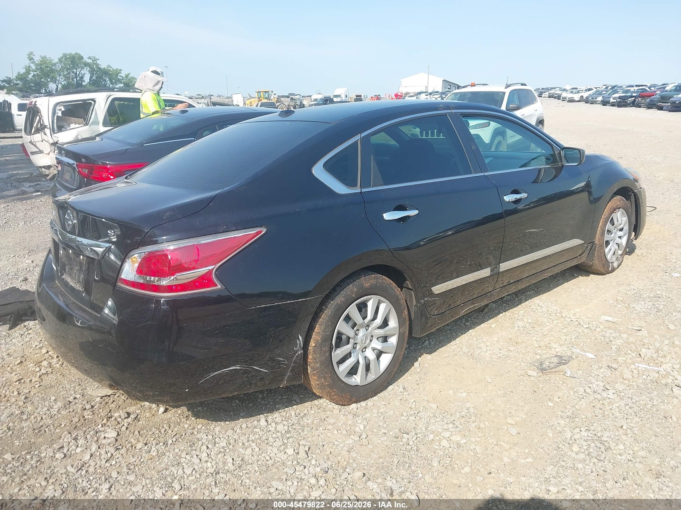 2015 Nissan Altima 2.5 S Black vin: 1N4AL3AP6FC106586
