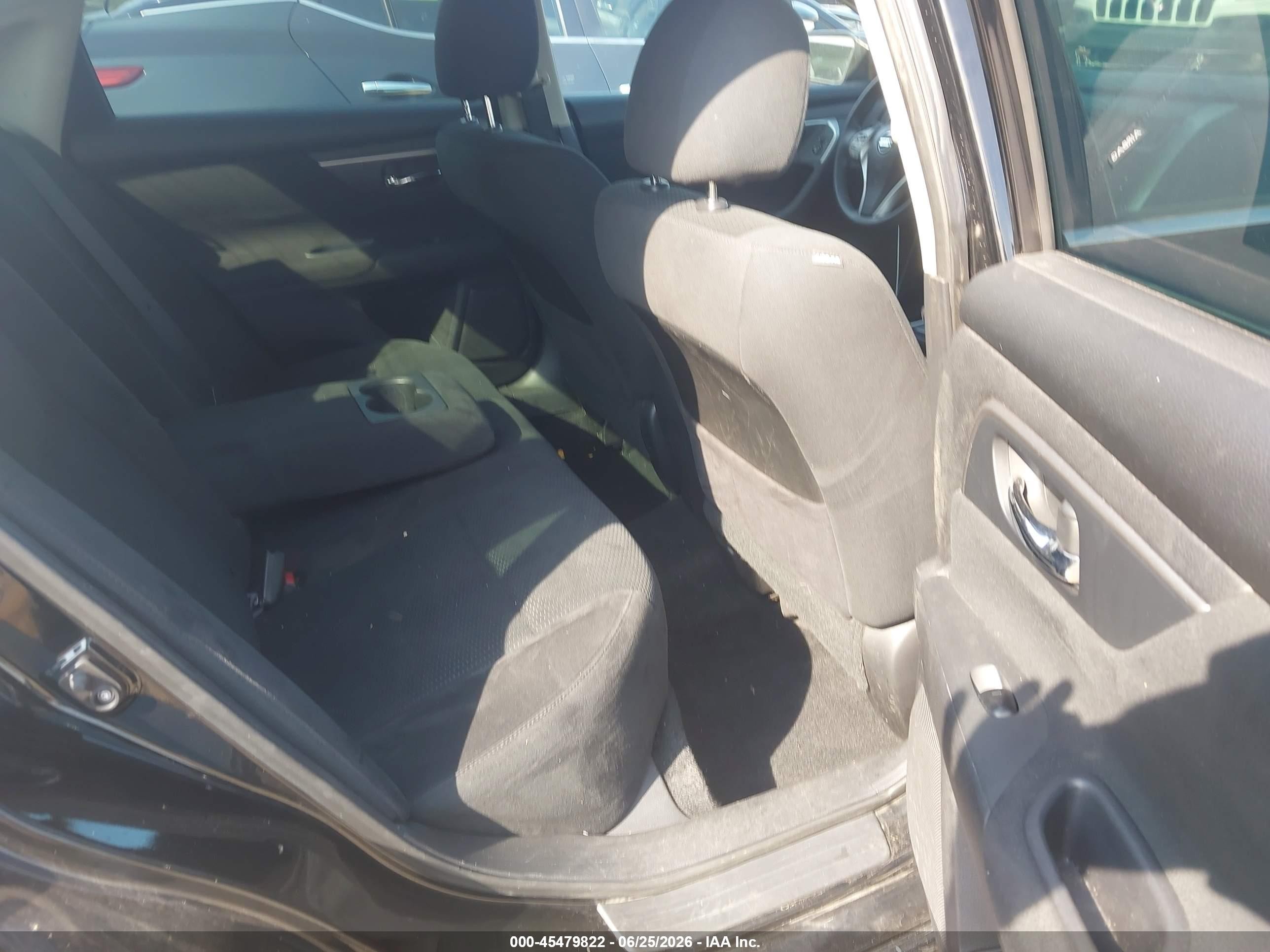 2015 Nissan Altima 2.5 S Black vin: 1N4AL3AP6FC106586
