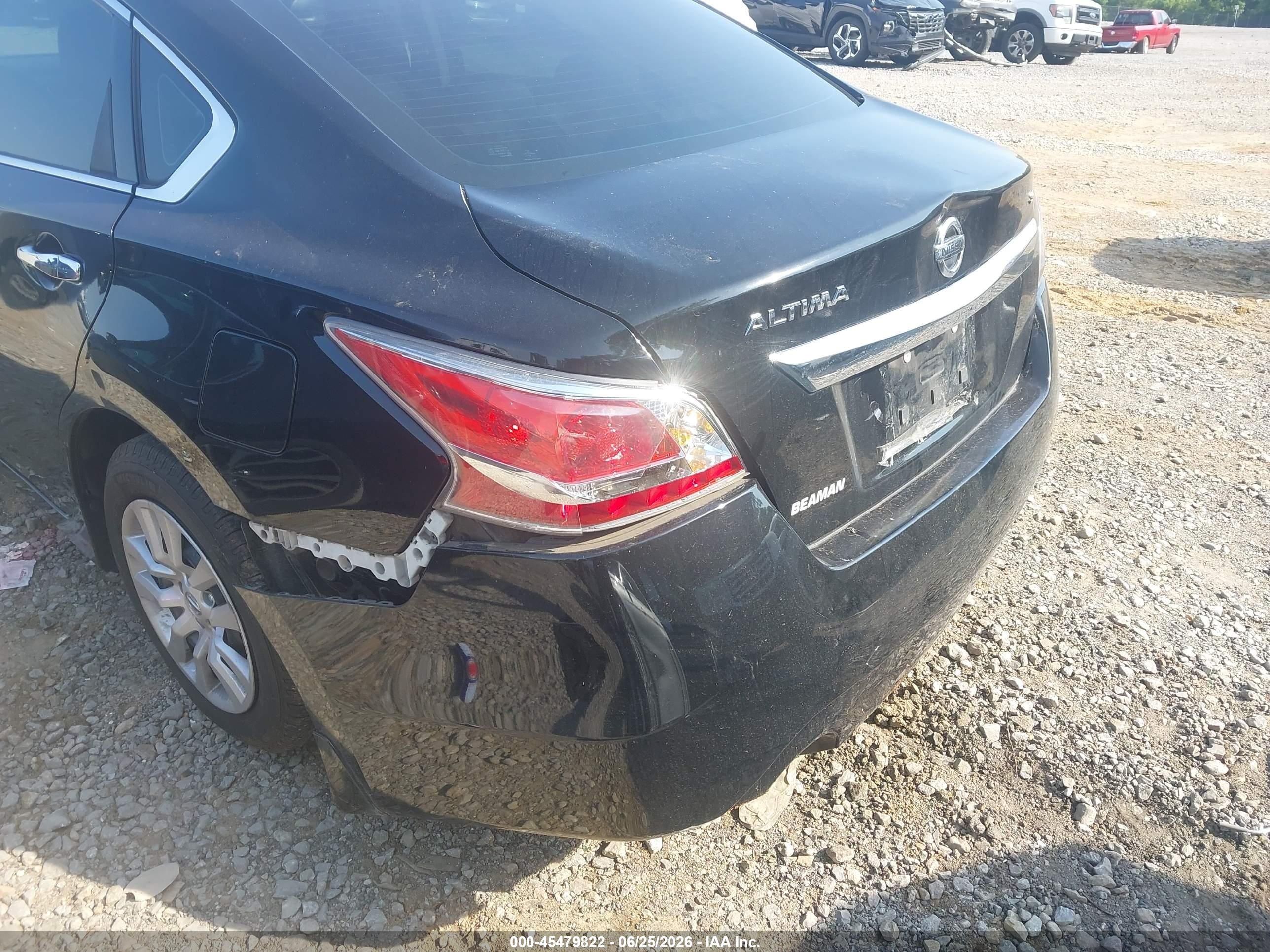 2015 Nissan Altima 2.5 S Black vin: 1N4AL3AP6FC106586