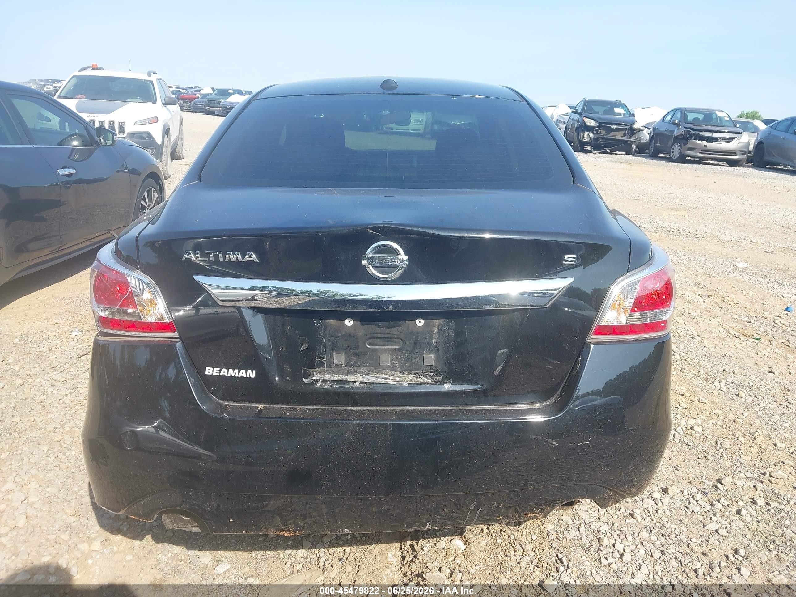 2015 Nissan Altima 2.5 S Black vin: 1N4AL3AP6FC106586