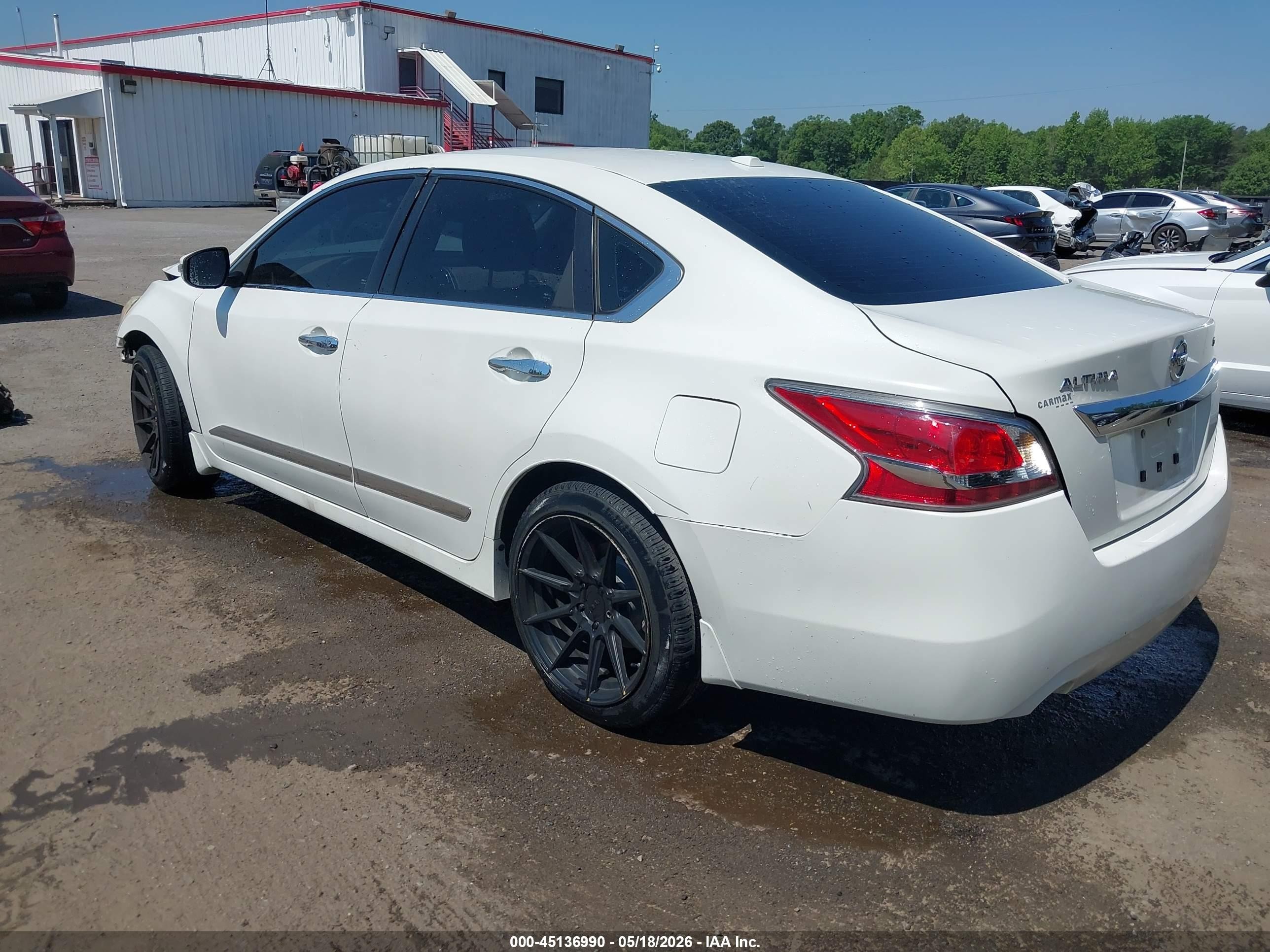 2015 Nissan Altima 2.5 Sl White vin: 1N4AL3AP6FC107690