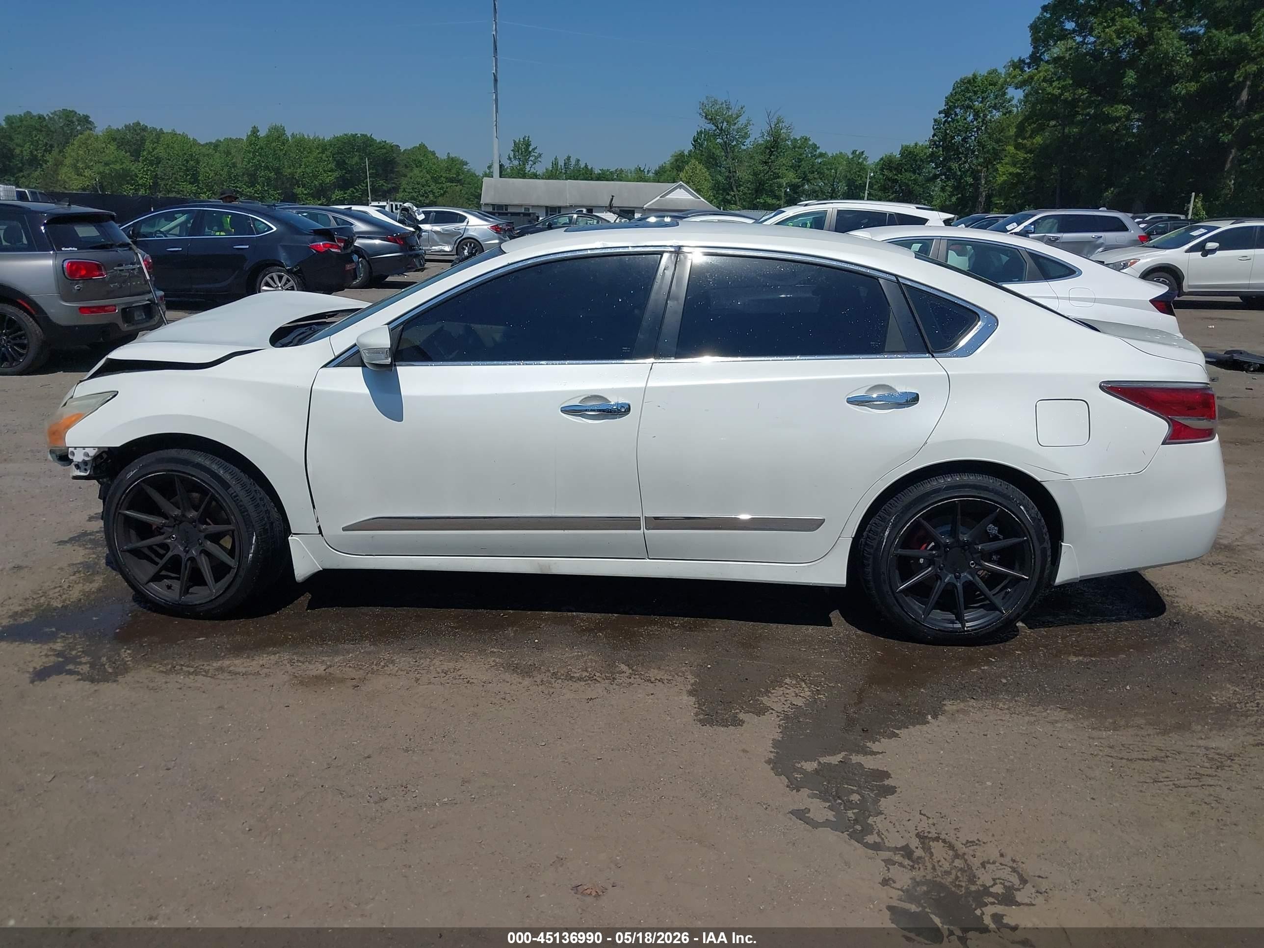 2015 Nissan Altima 2.5 Sl White vin: 1N4AL3AP6FC107690