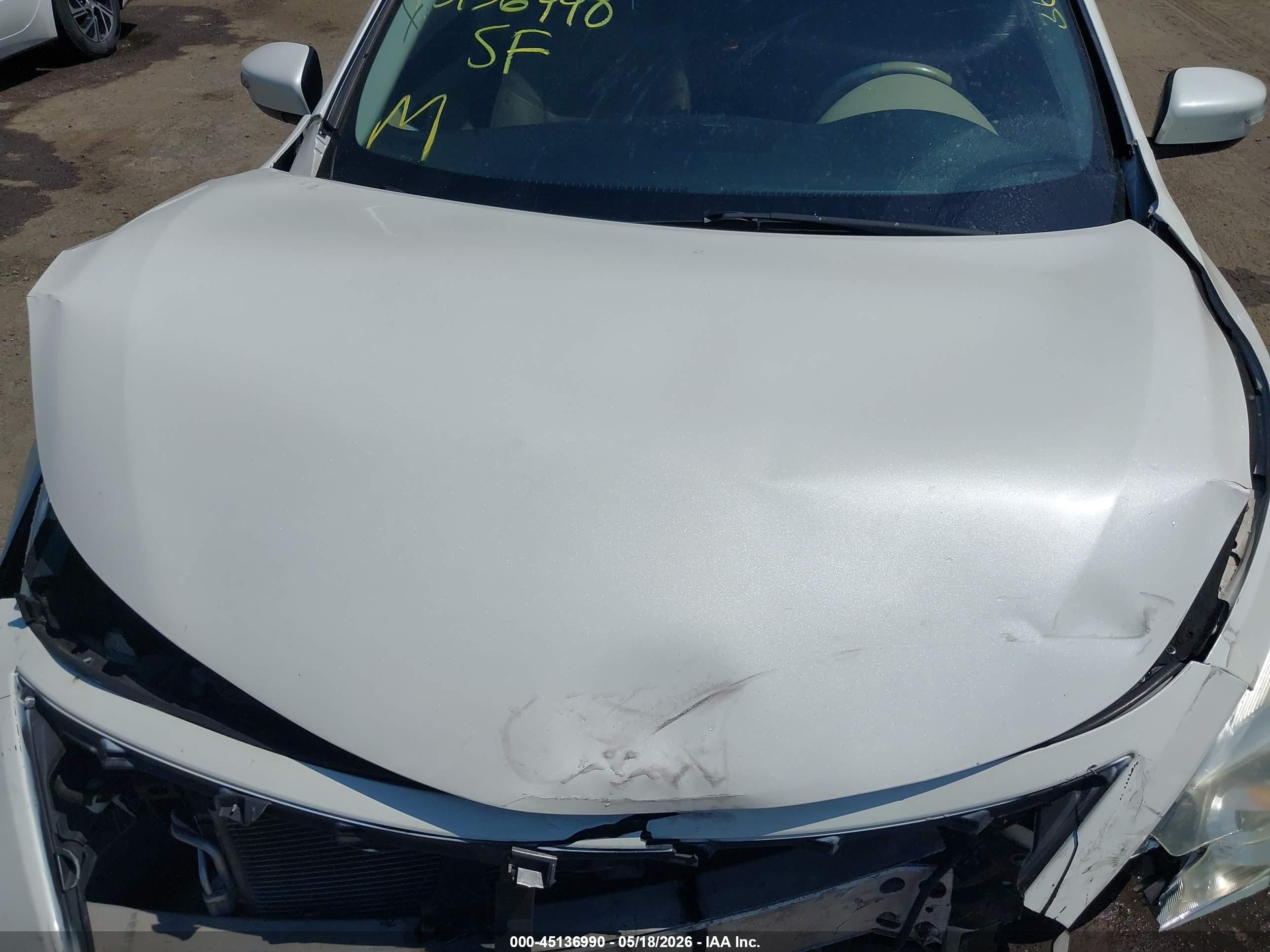 2015 Nissan Altima 2.5 Sl White vin: 1N4AL3AP6FC107690