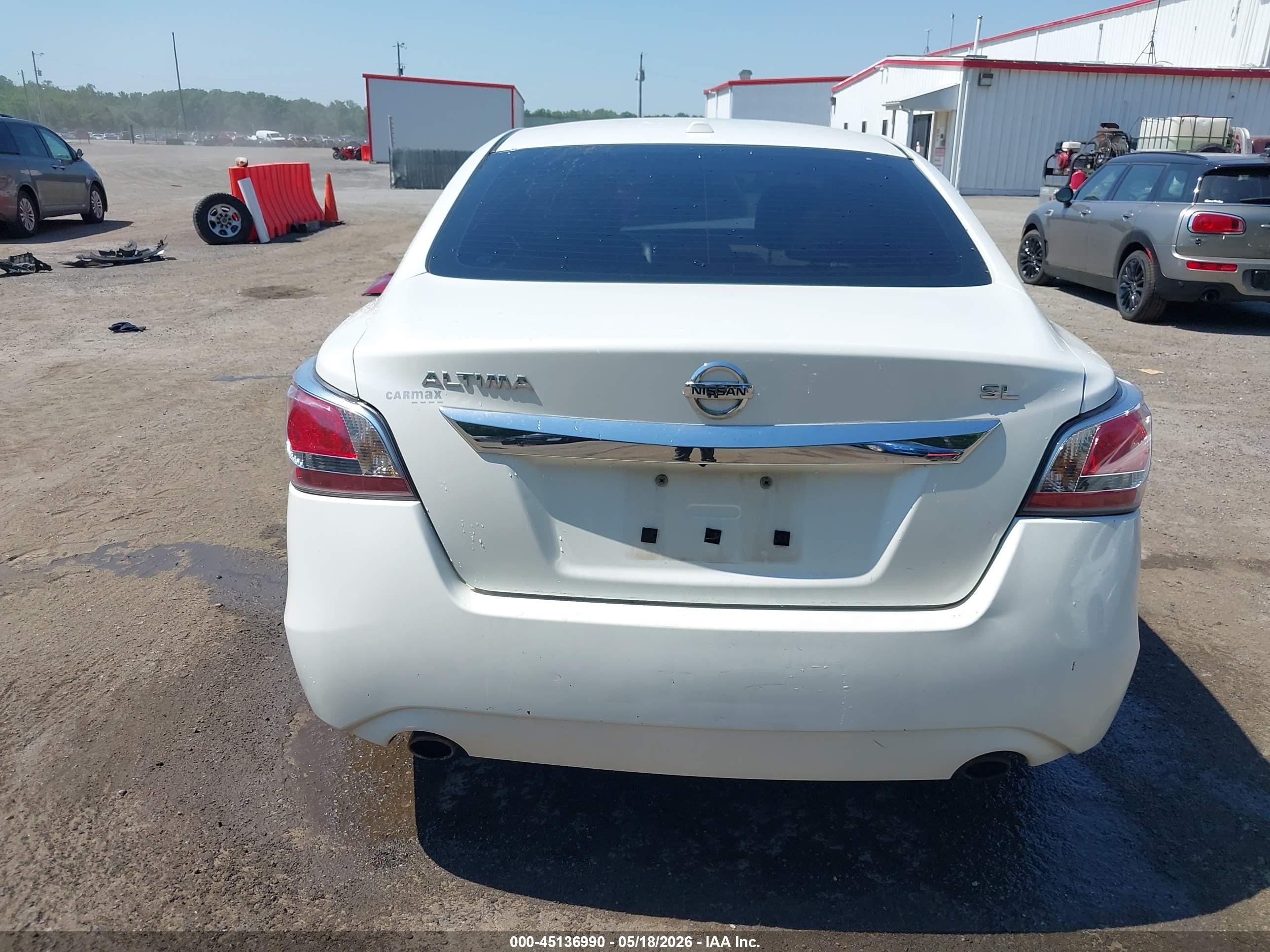 2015 Nissan Altima 2.5 Sl White vin: 1N4AL3AP6FC107690