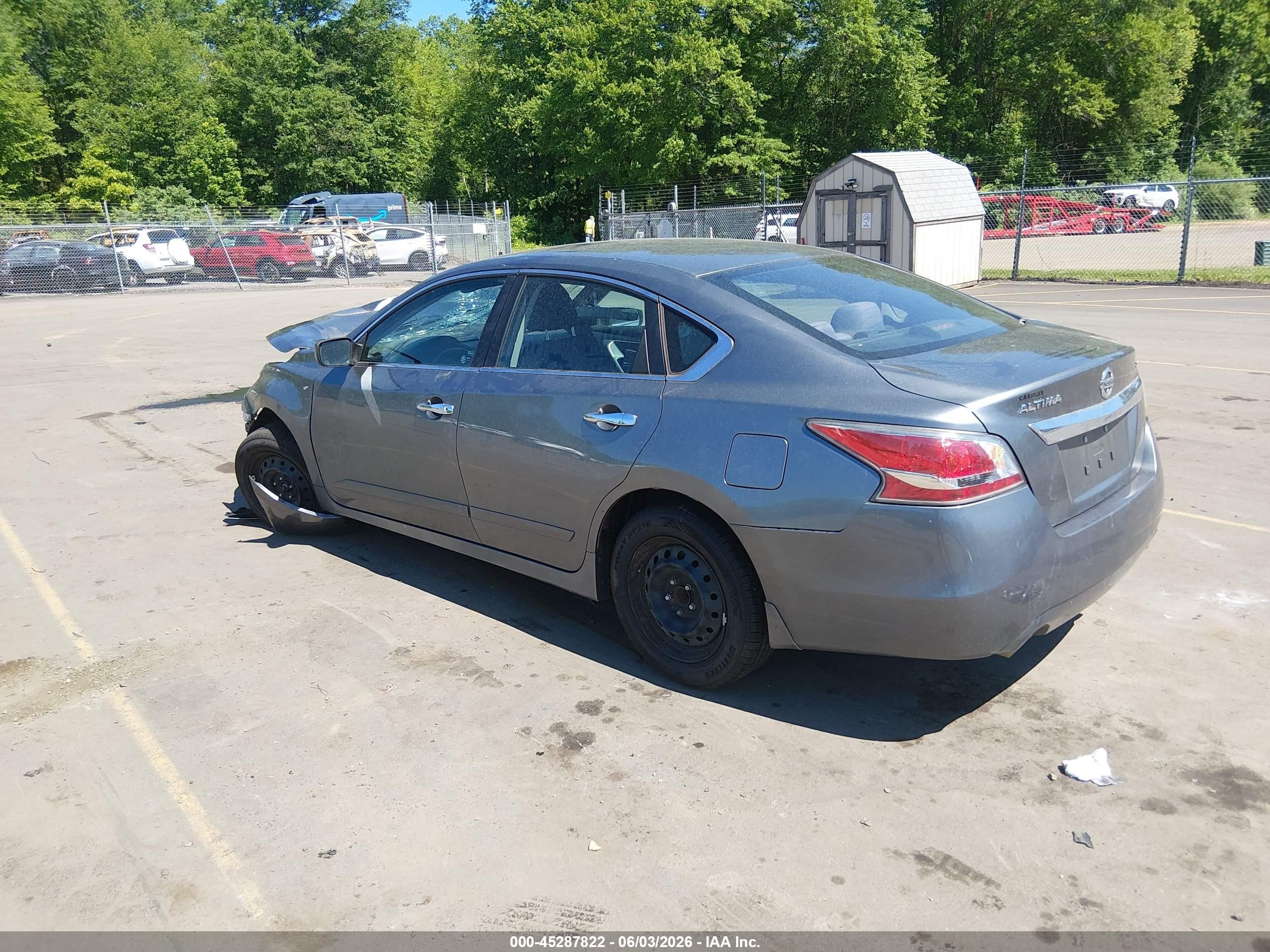 2015 Nissan Altima 2.5 S Gray vin: 1N4AL3AP6FC111061