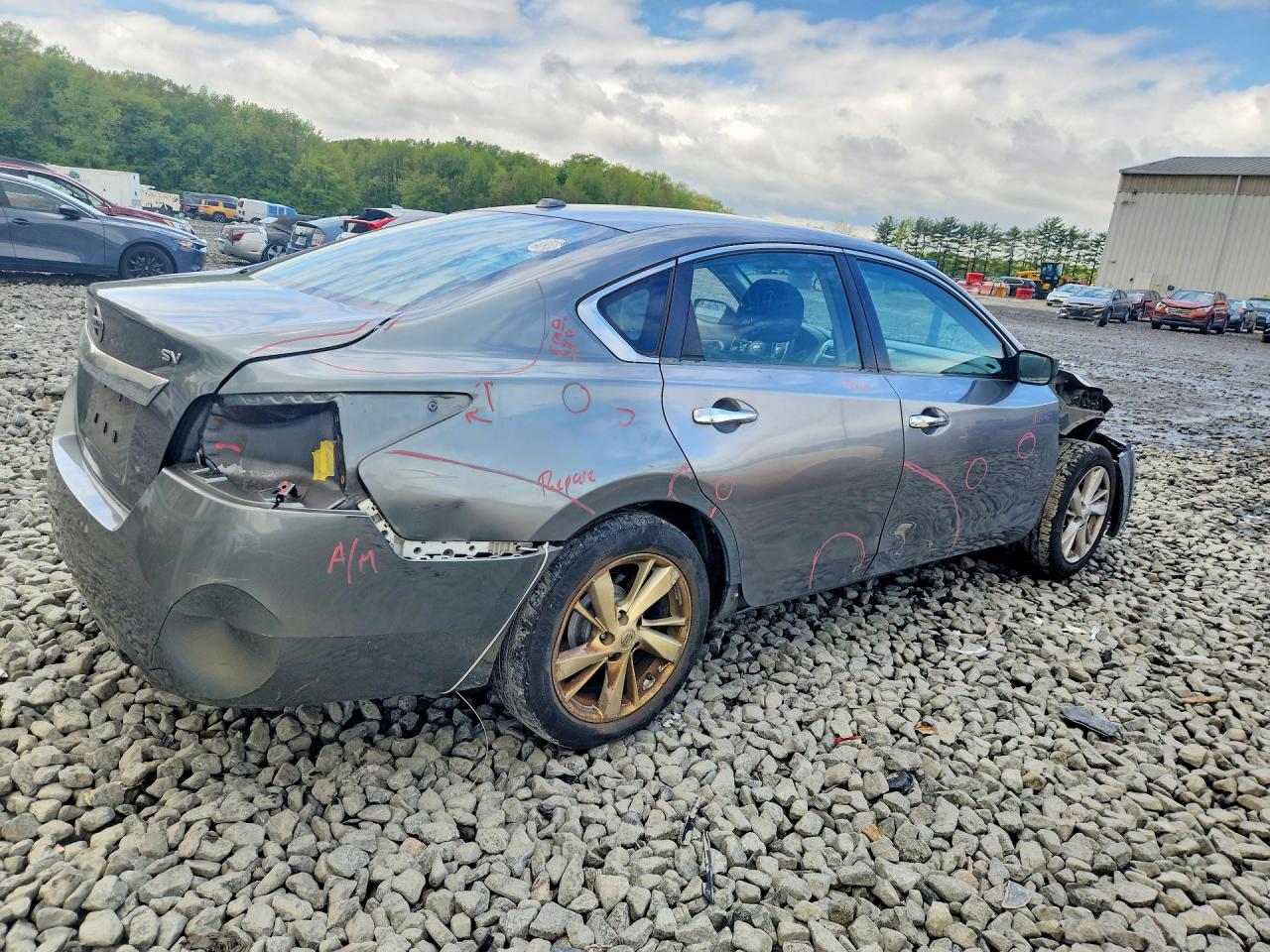 2015 Nissan Altima 2.5 Sv Gray vin: 1N4AL3AP6FC113800