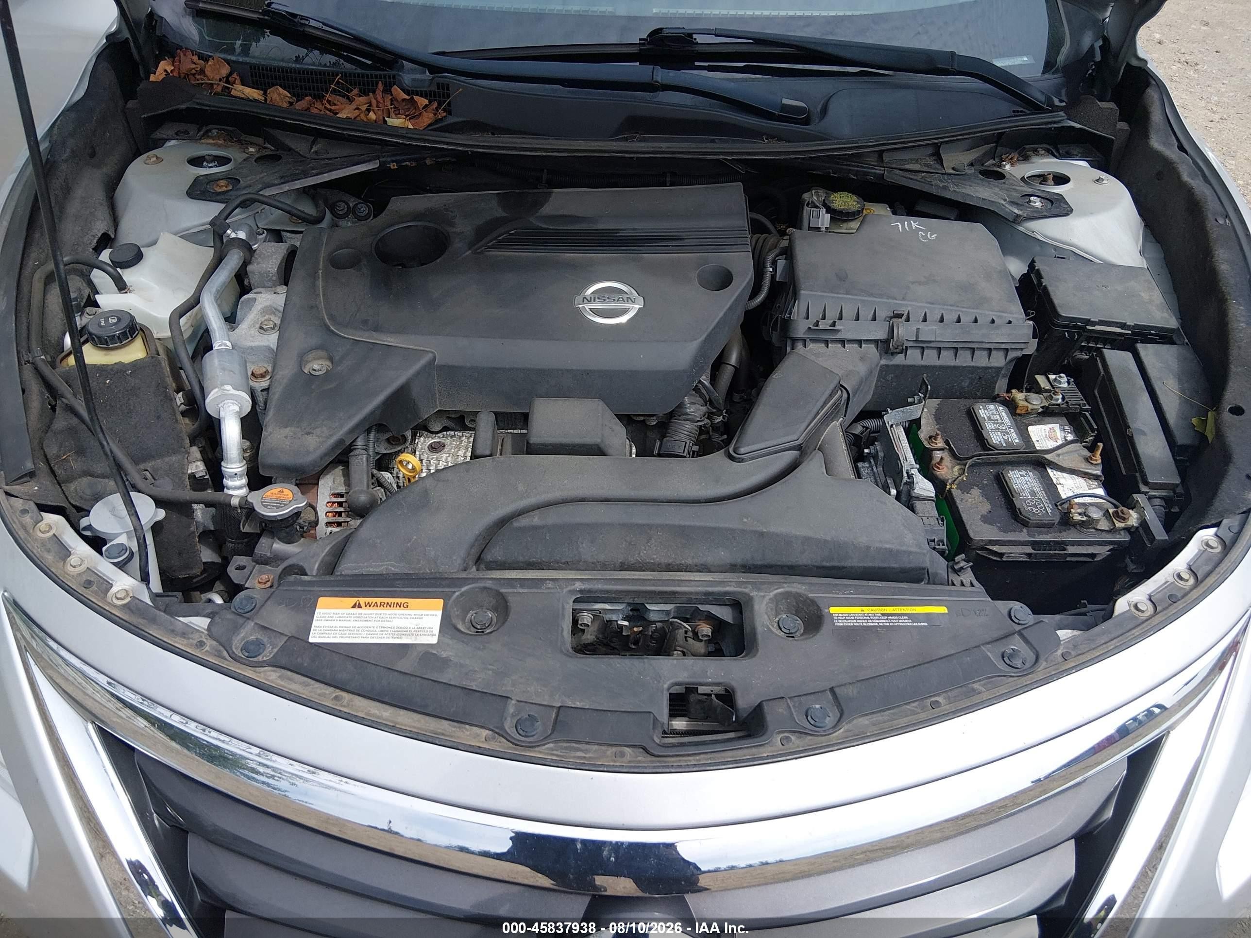 2015 Nissan Altima 2.5 S Silver vin: 1N4AL3AP6FC130337