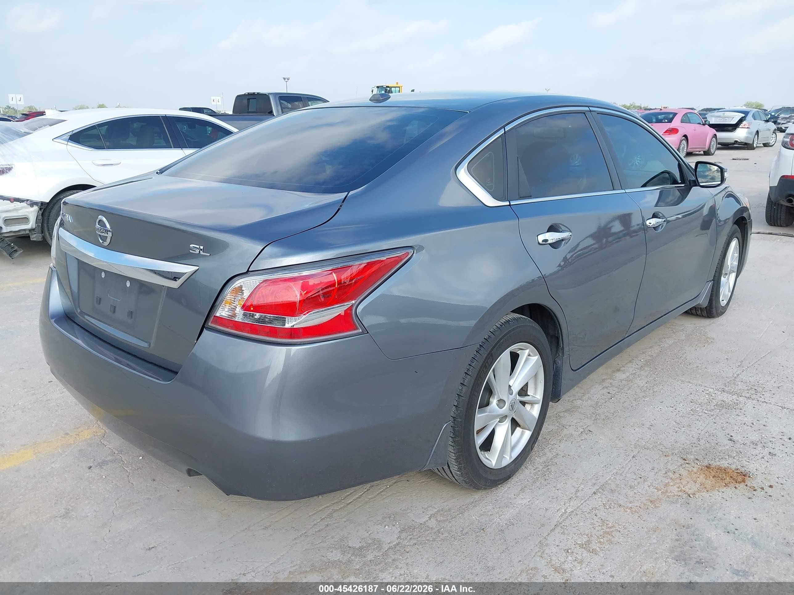 2015 Nissan Altima 2.5 Sl Gray vin: 1N4AL3AP6FC133691