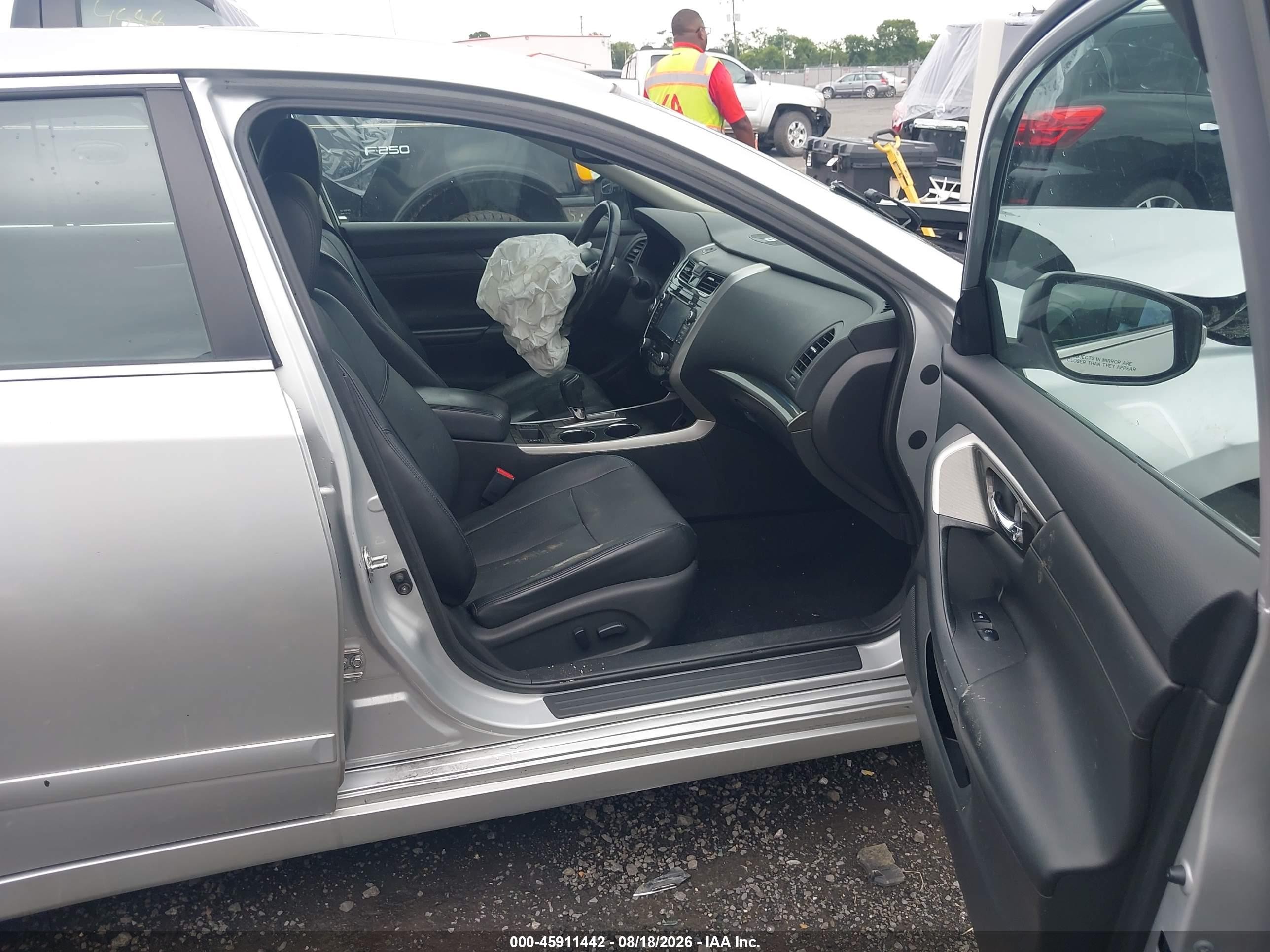 2015 Nissan Altima 2.5 Sl Silver vin: 1N4AL3AP6FC136414