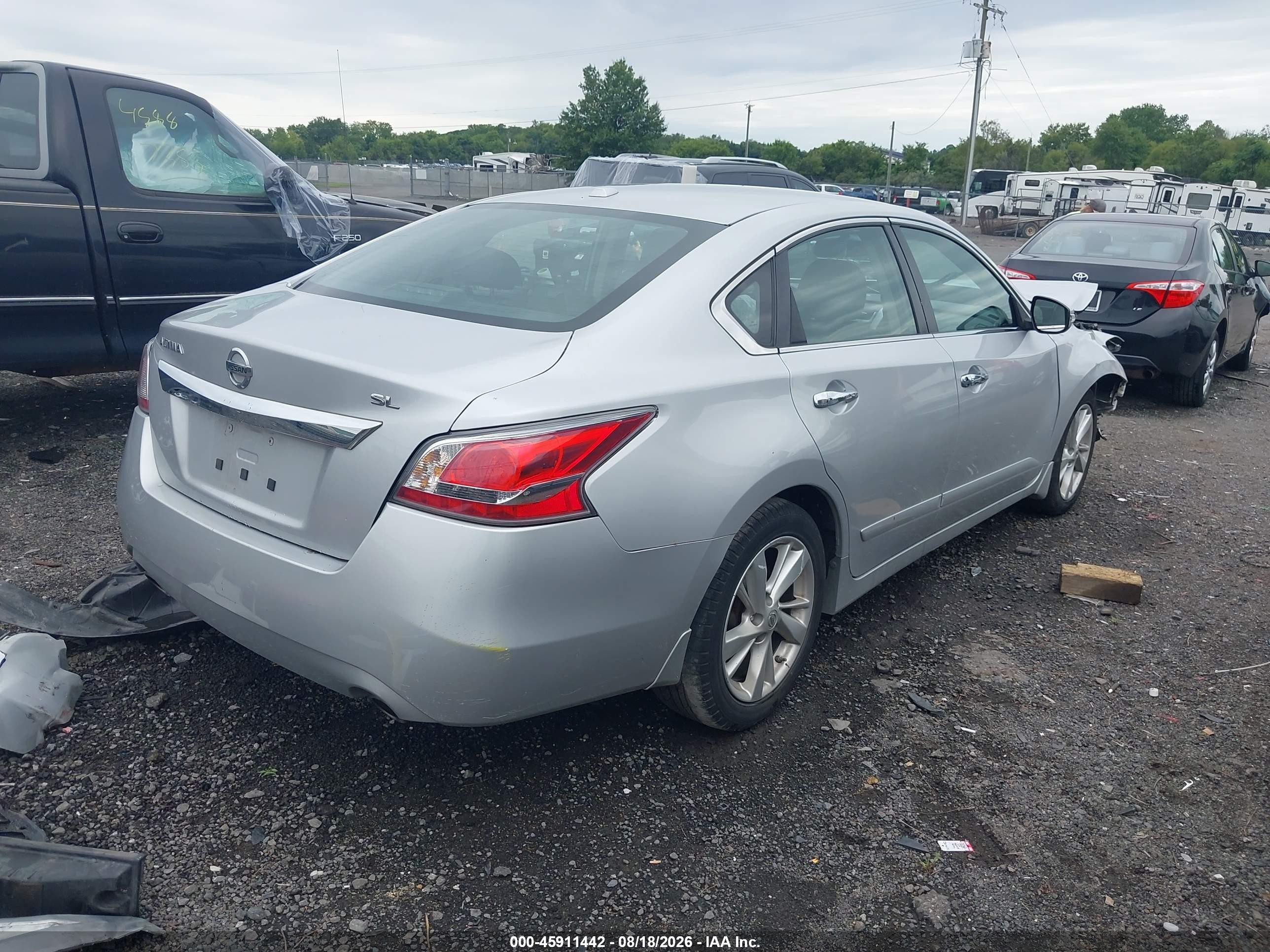 2015 Nissan Altima 2.5 Sl Silver vin: 1N4AL3AP6FC136414