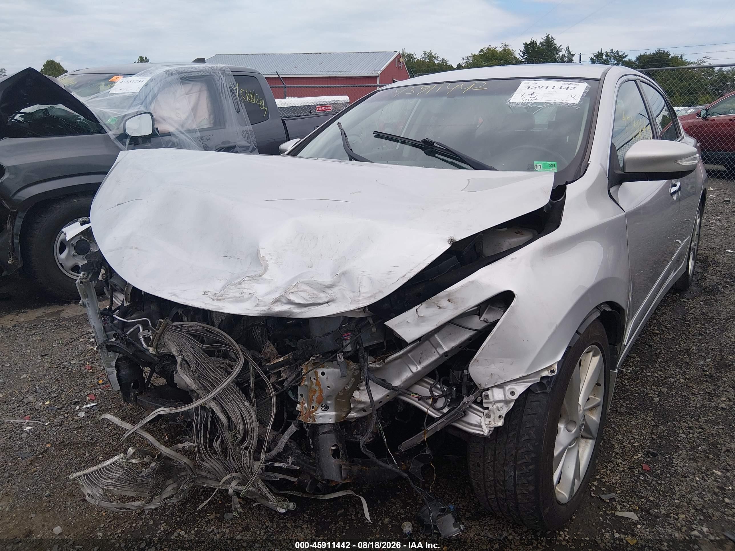 2015 Nissan Altima 2.5 Sl Silver vin: 1N4AL3AP6FC136414