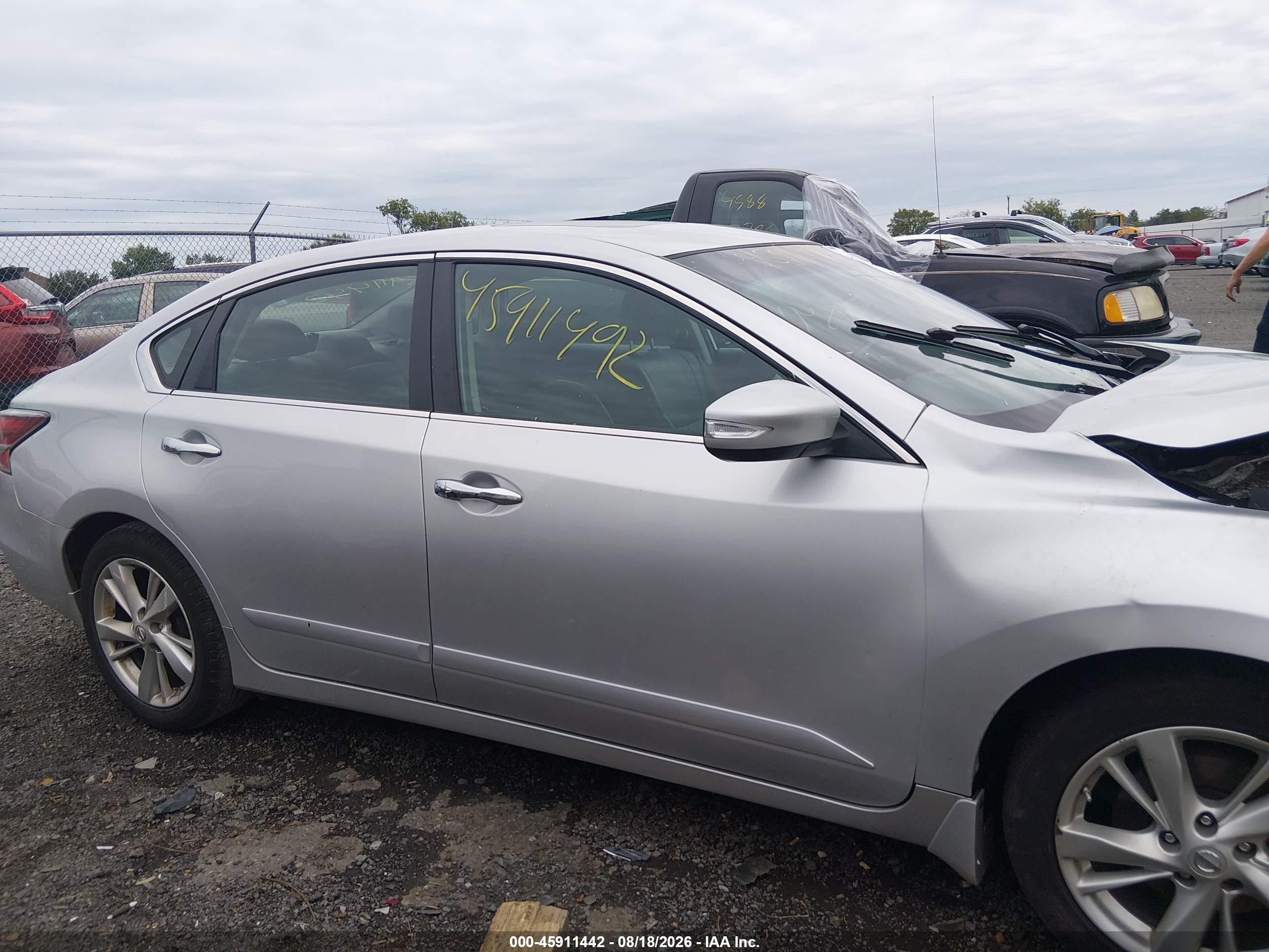 2015 Nissan Altima 2.5 Sl Silver vin: 1N4AL3AP6FC136414