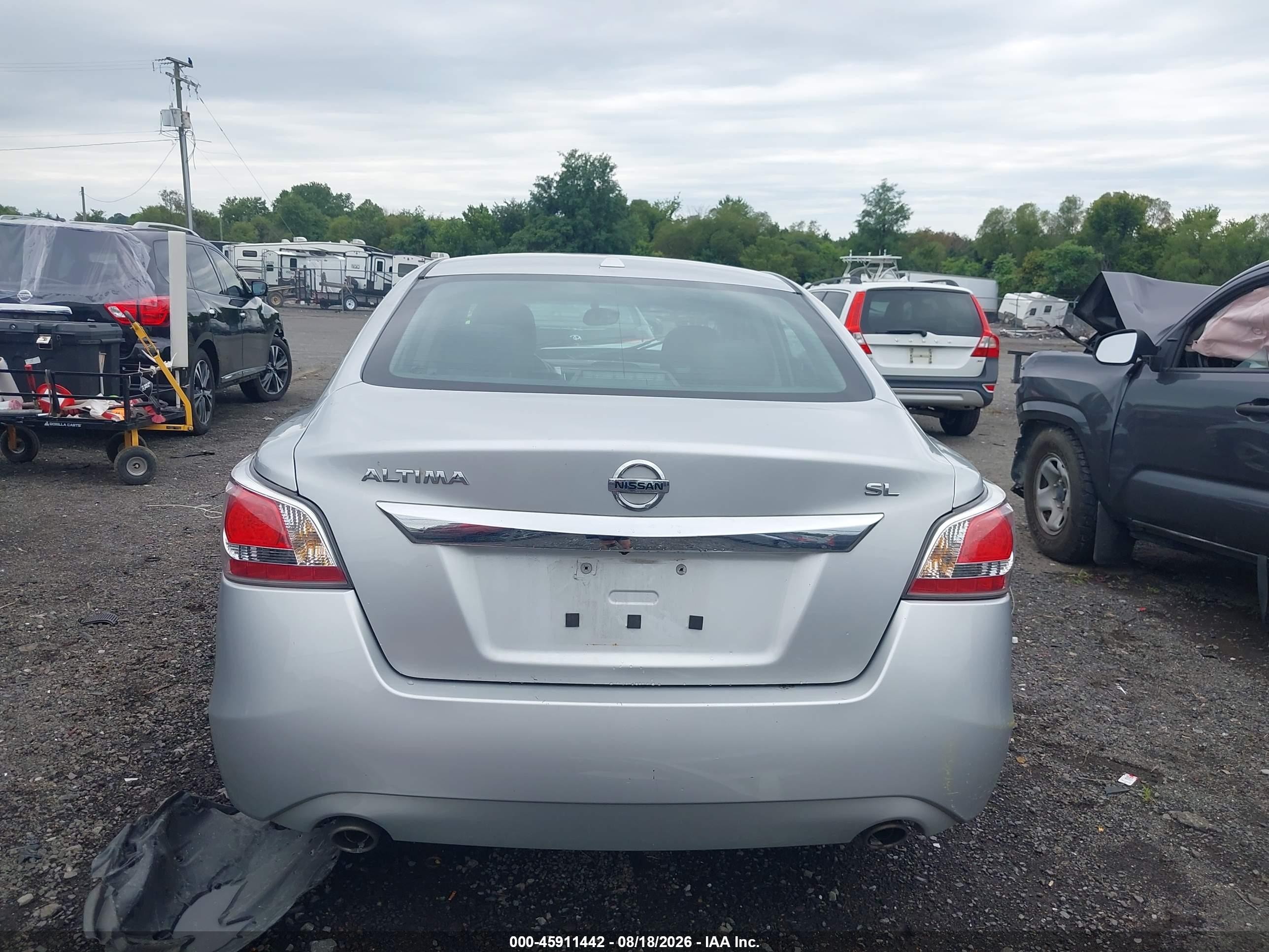 2015 Nissan Altima 2.5 Sl Silver vin: 1N4AL3AP6FC136414
