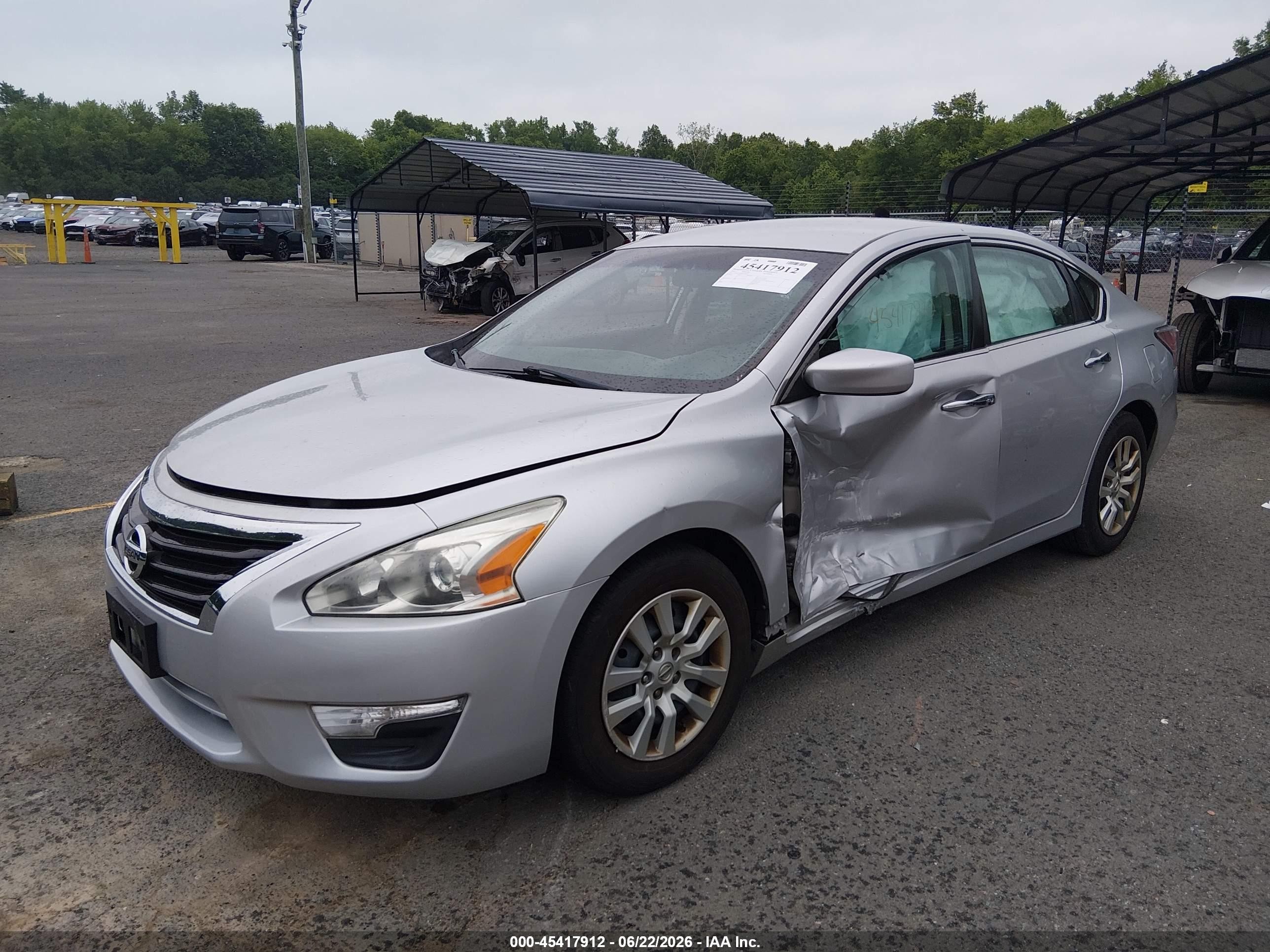 2015 Nissan Altima 2.5 S Silver vin: 1N4AL3AP6FC136431