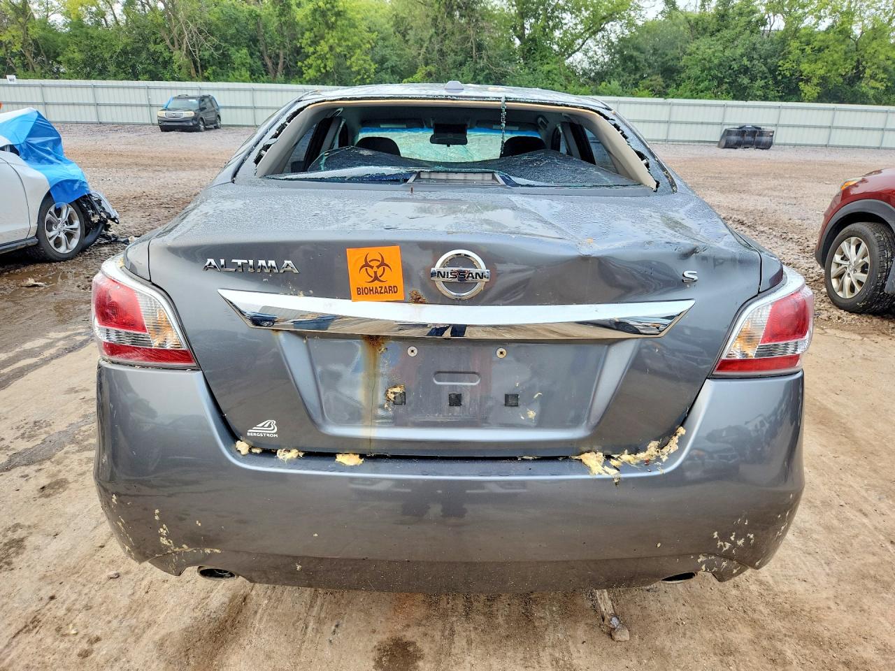 2015 Nissan Altima 2.5 S Серый vin: 1N4AL3AP6FC150023