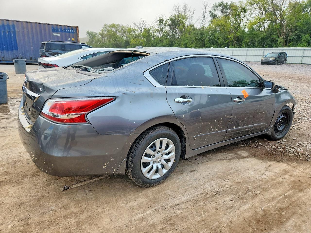2015 Nissan Altima 2.5 S Серый vin: 1N4AL3AP6FC150023
