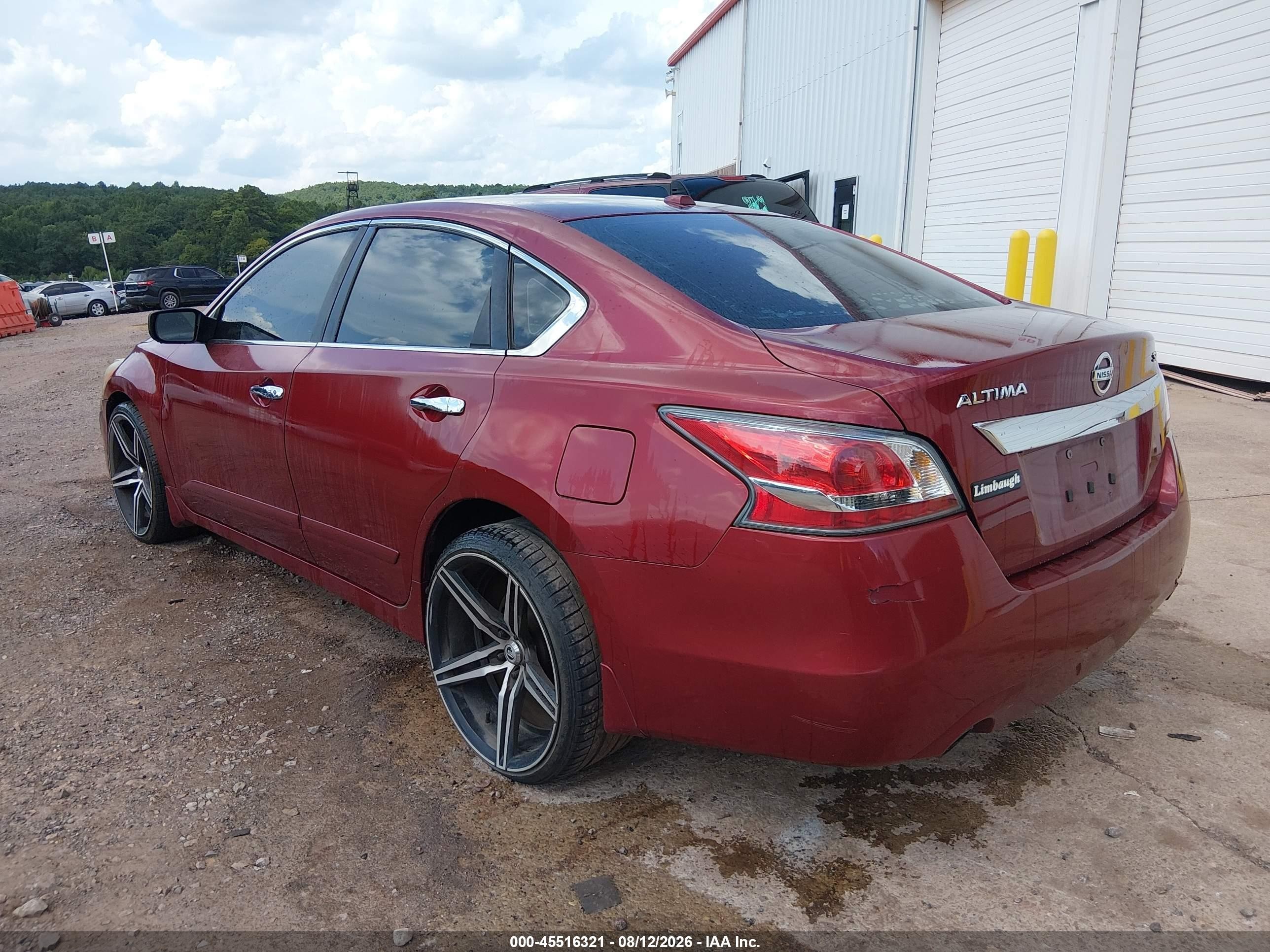 2015 Nissan Altima 2.5 Sv Red vin: 1N4AL3AP6FC152838