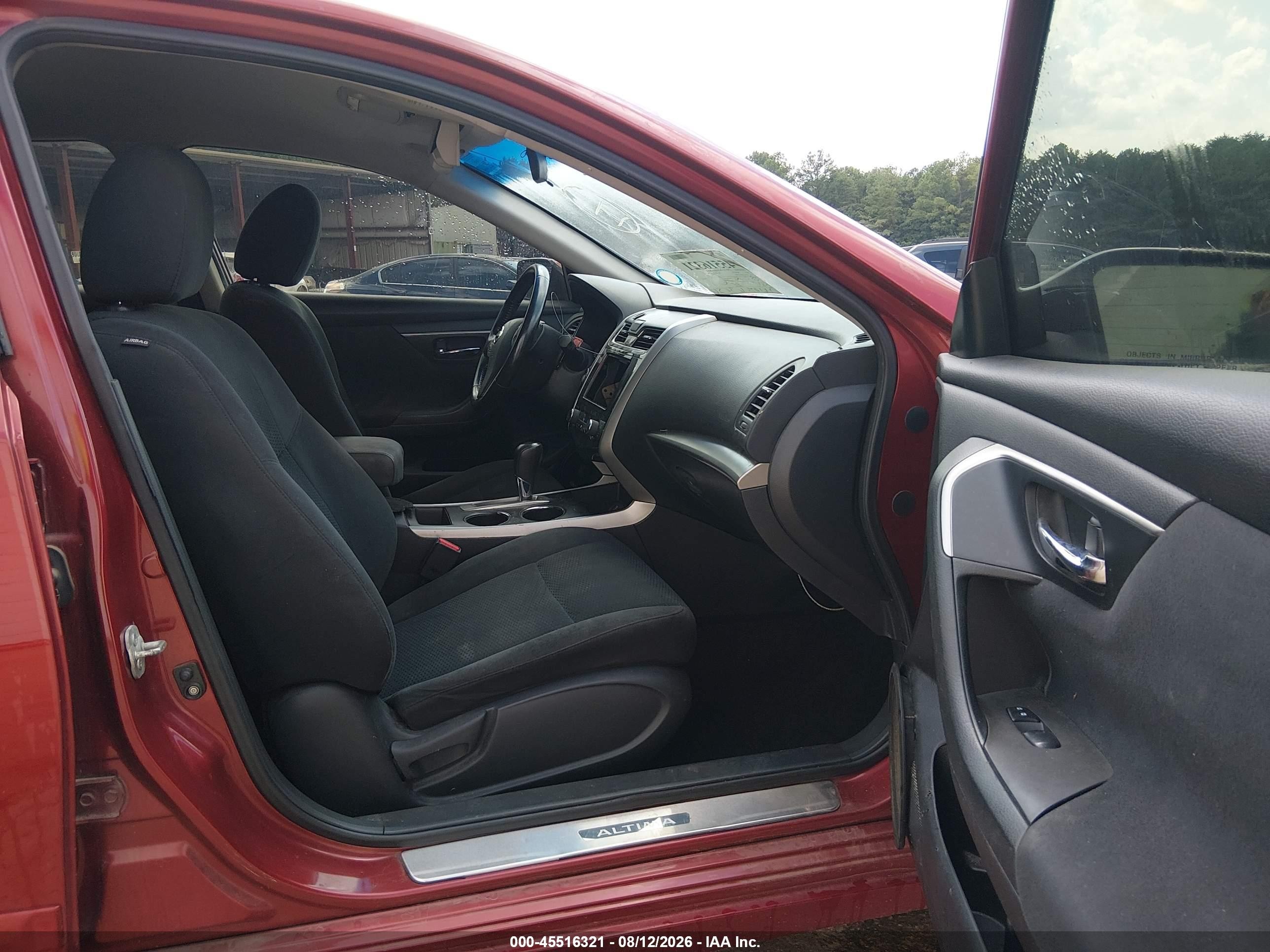 2015 Nissan Altima 2.5 Sv Red vin: 1N4AL3AP6FC152838
