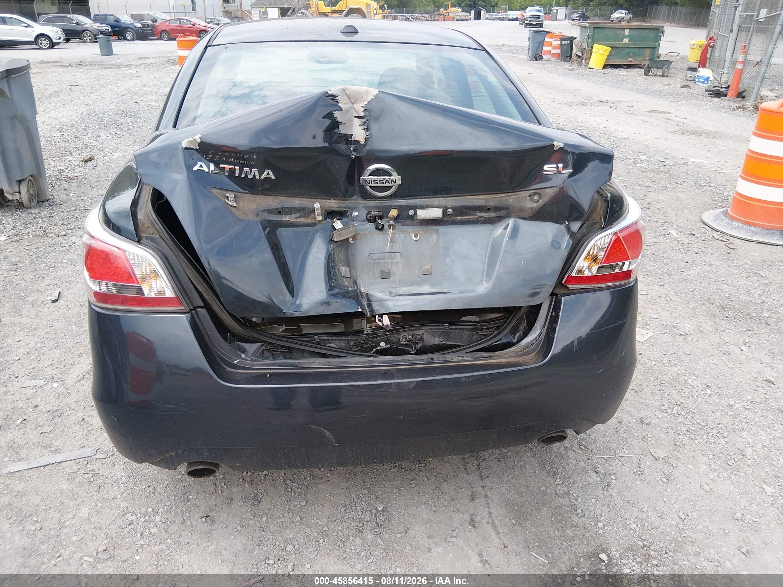 2015 Nissan Altima 2.5 Sl Black vin: 1N4AL3AP6FC154959