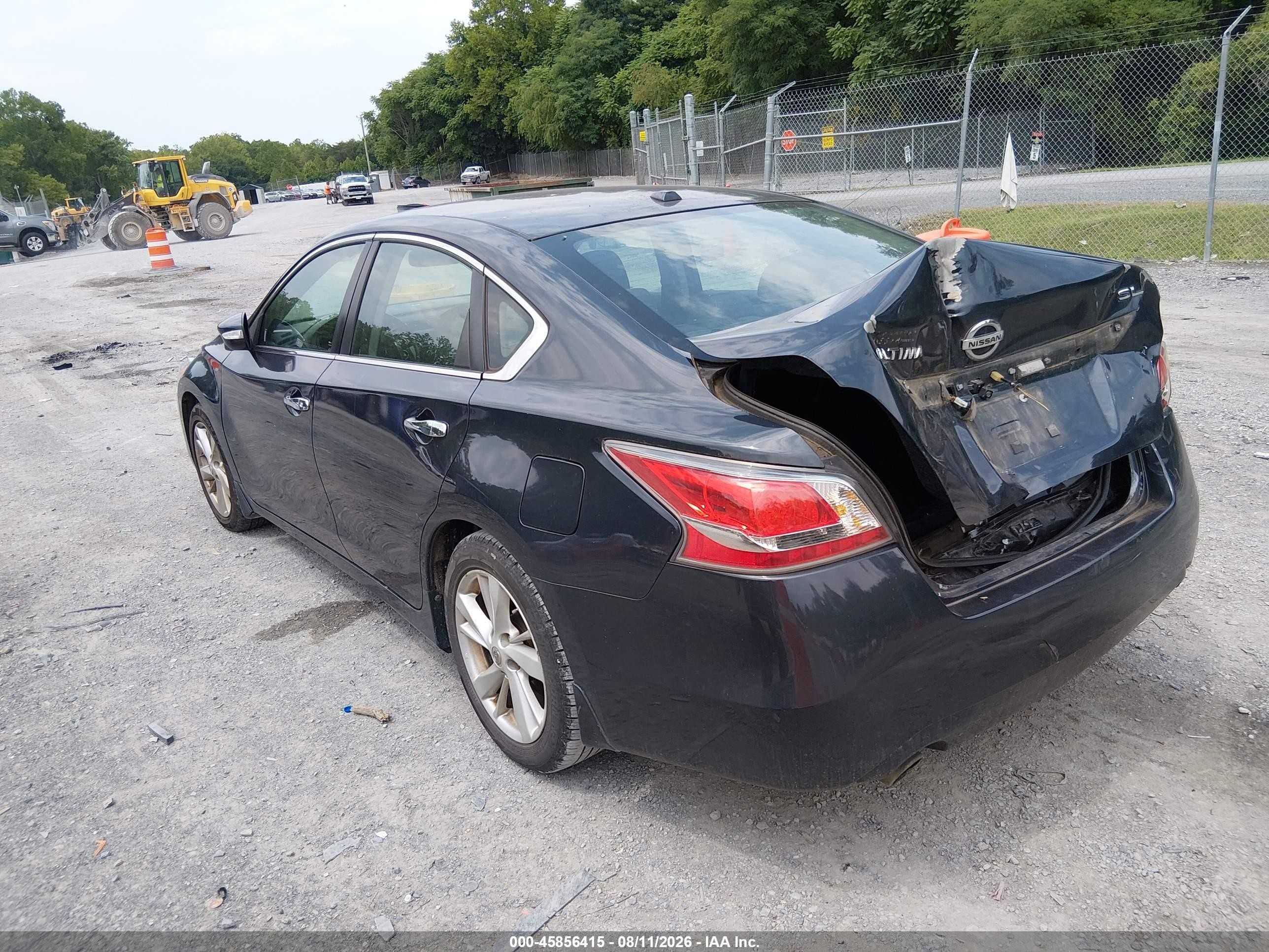 2015 Nissan Altima 2.5 Sl Black vin: 1N4AL3AP6FC154959