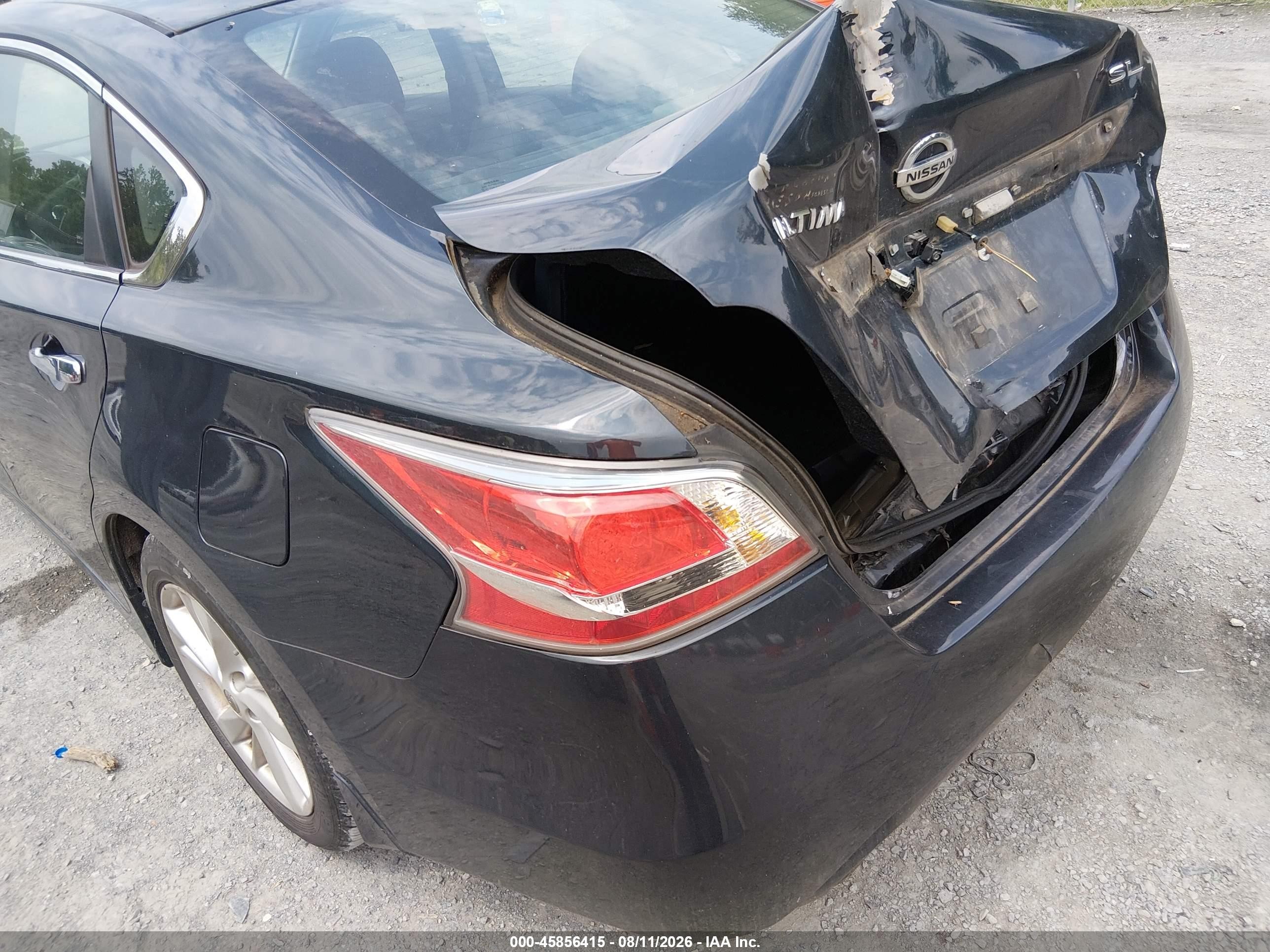 2015 Nissan Altima 2.5 Sl Black vin: 1N4AL3AP6FC154959