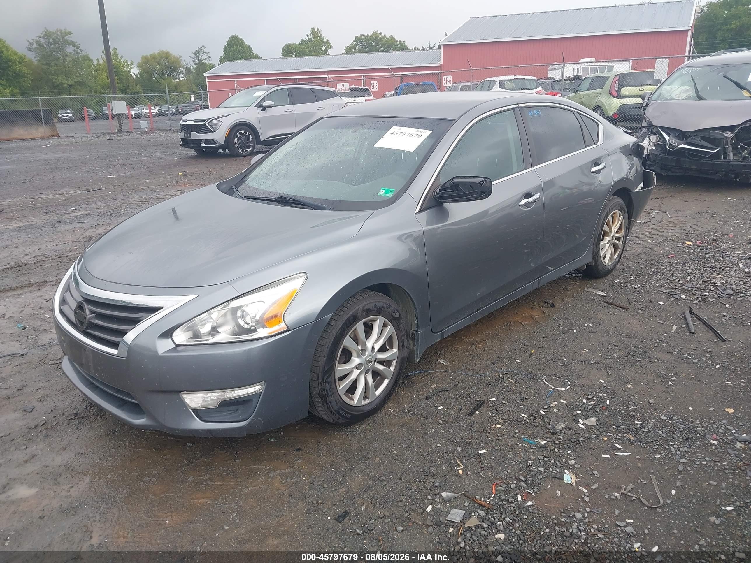 2015 Nissan Altima 2.5 S Gray vin: 1N4AL3AP6FC158462