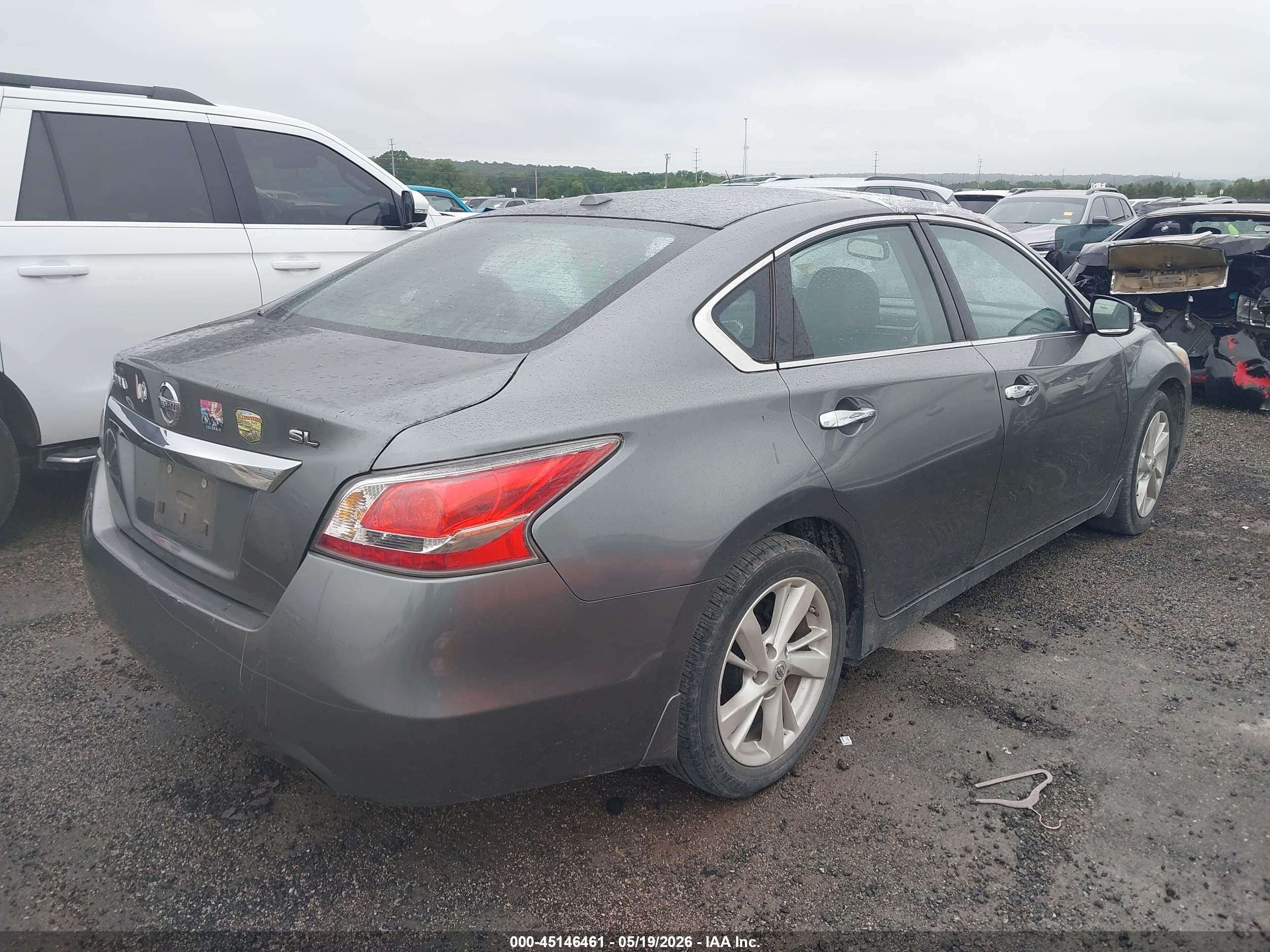 2015 Nissan Altima 2.5 Sl Gray vin: 1N4AL3AP6FC158476