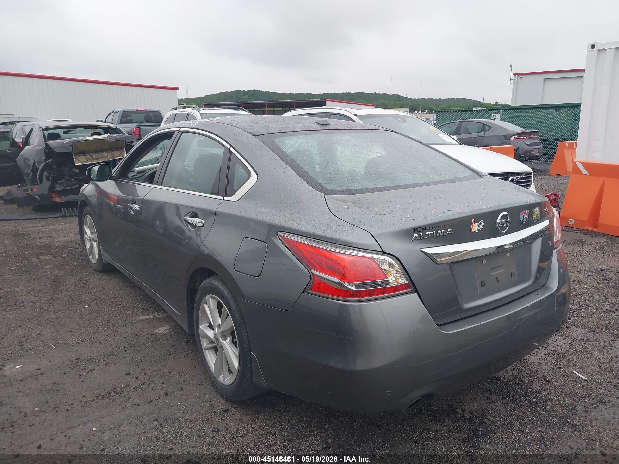 2015 Nissan Altima 2.5 Sl Gray vin: 1N4AL3AP6FC158476