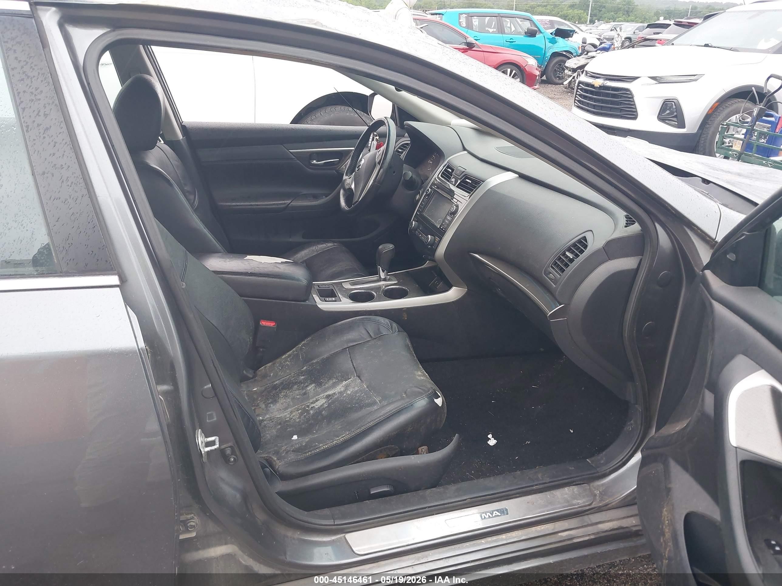 2015 Nissan Altima 2.5 Sl Gray vin: 1N4AL3AP6FC158476